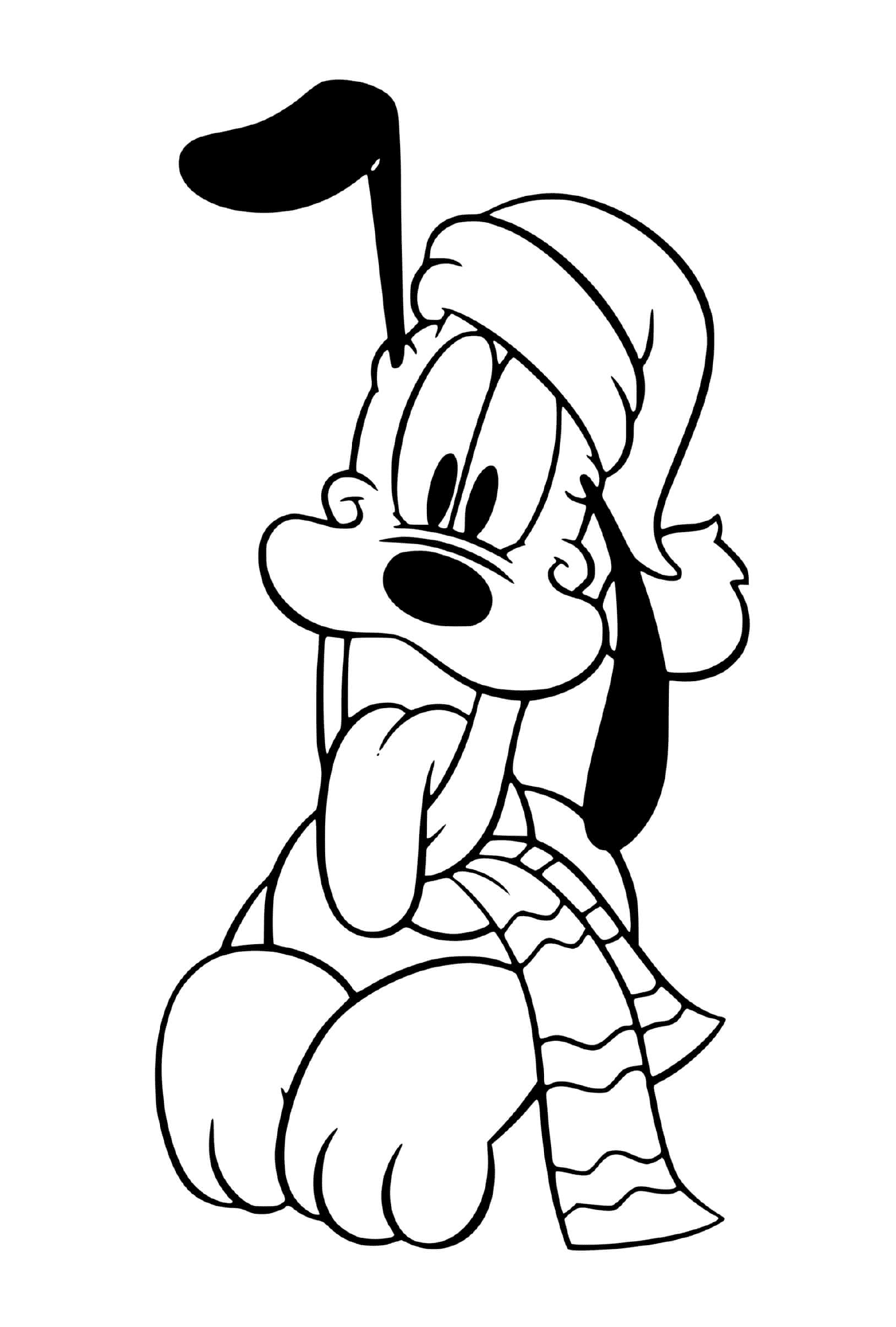  Pluto with cap and scarf 