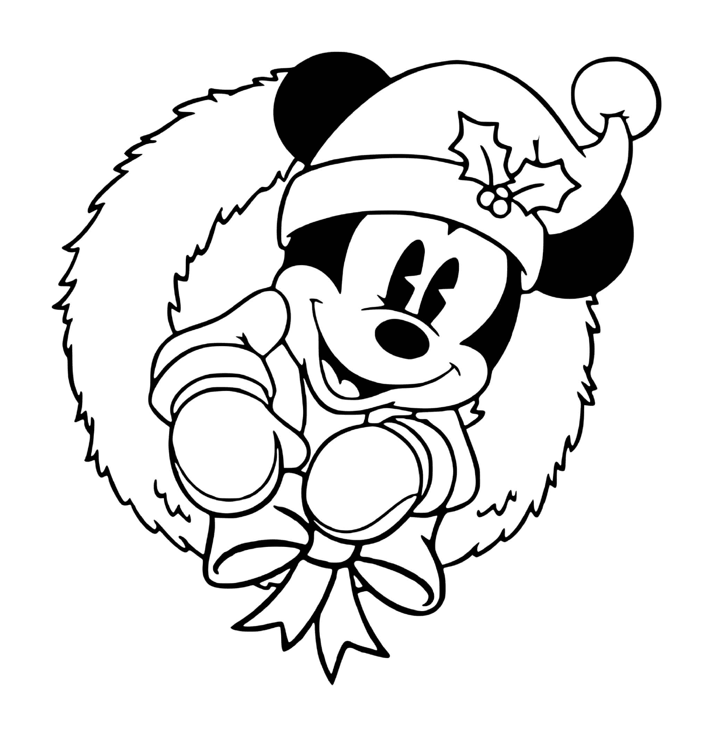  Mickey classico in una corona 