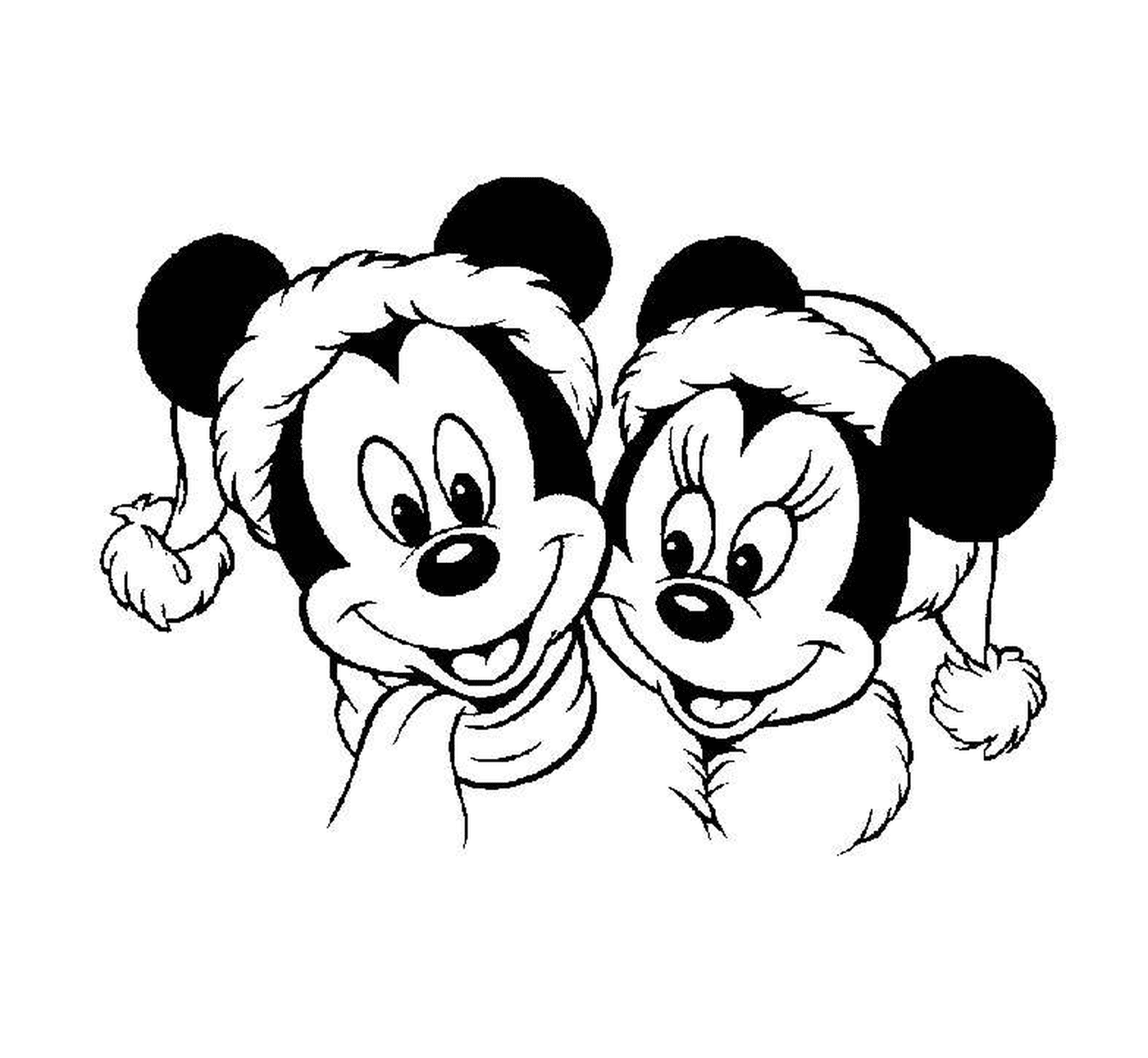  Mickey und Minnie lächelnd 