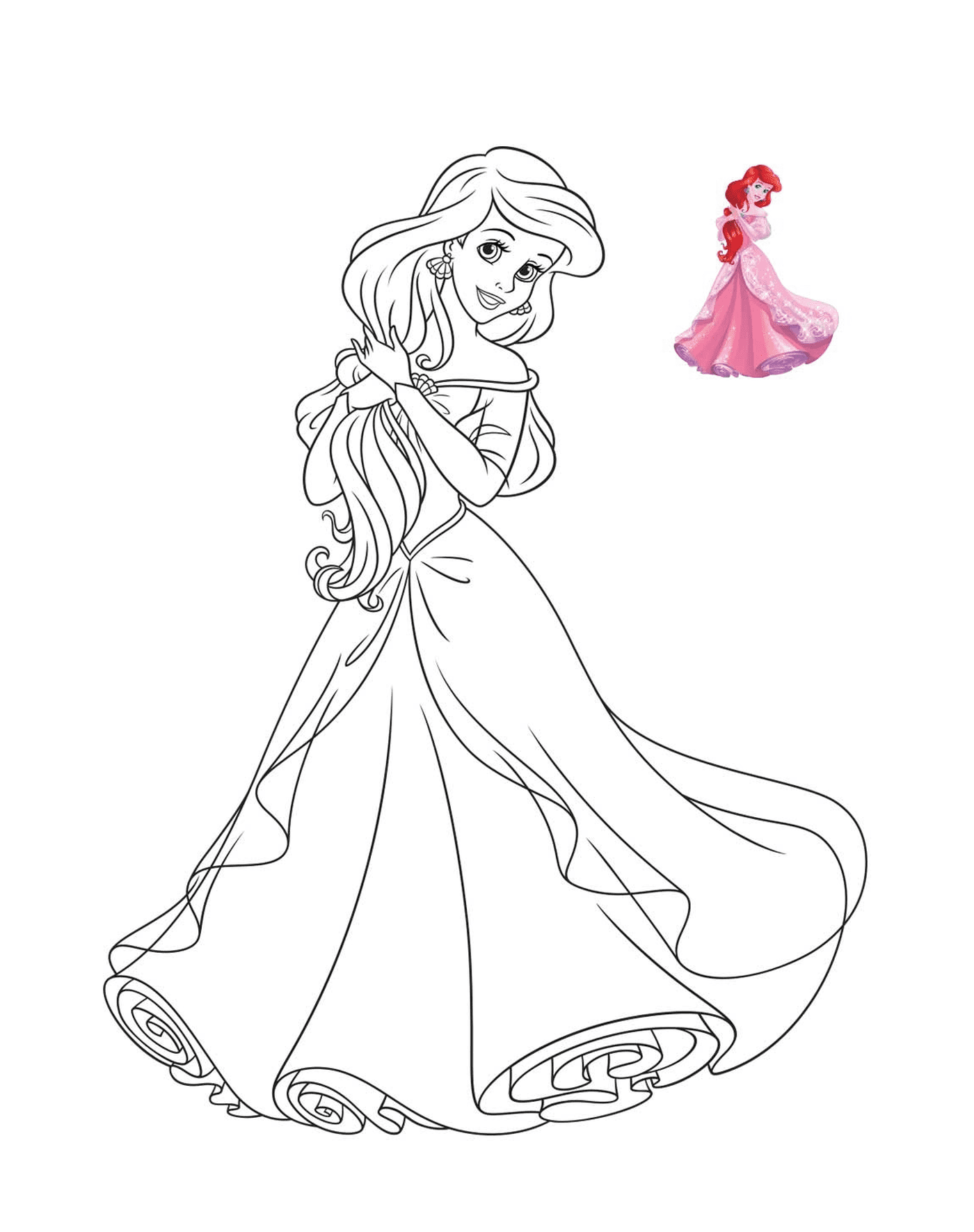  Ariel, a Disney princess 