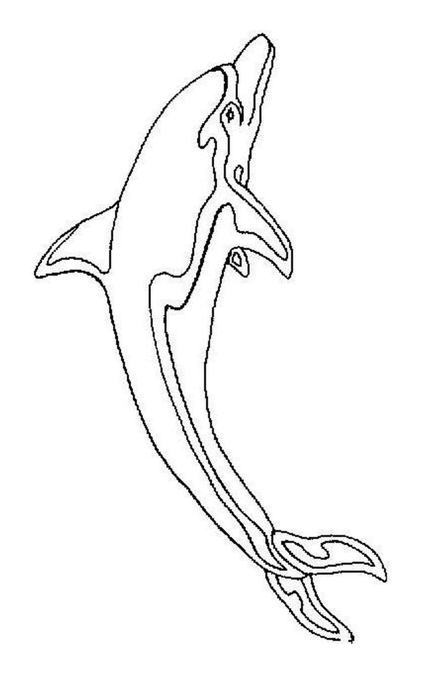  Ein wunderschöner Delphin 