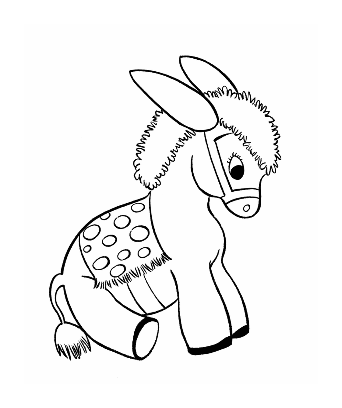  A baby donkey 
