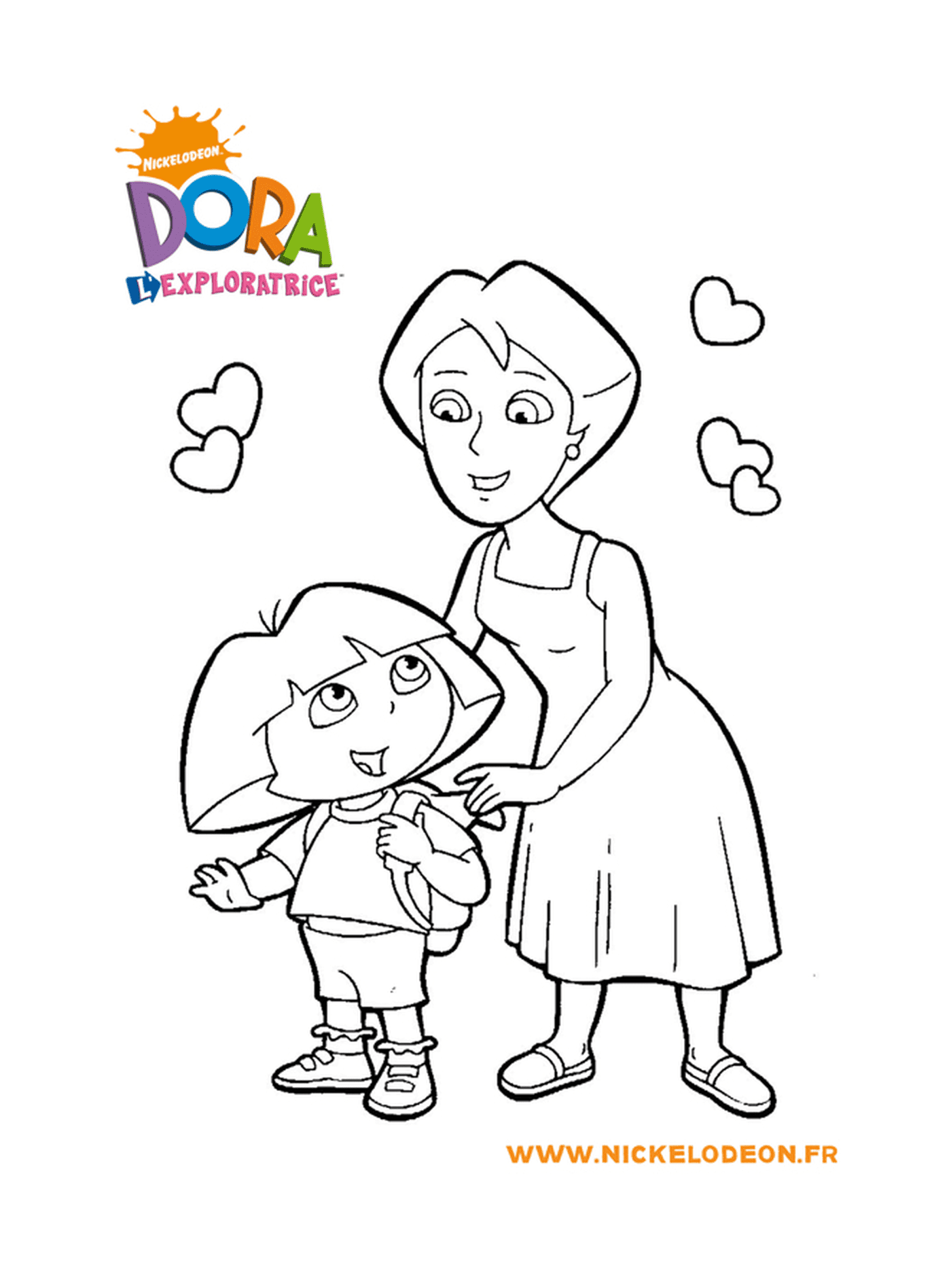  Dora pasa tiempo precioso con su madre 