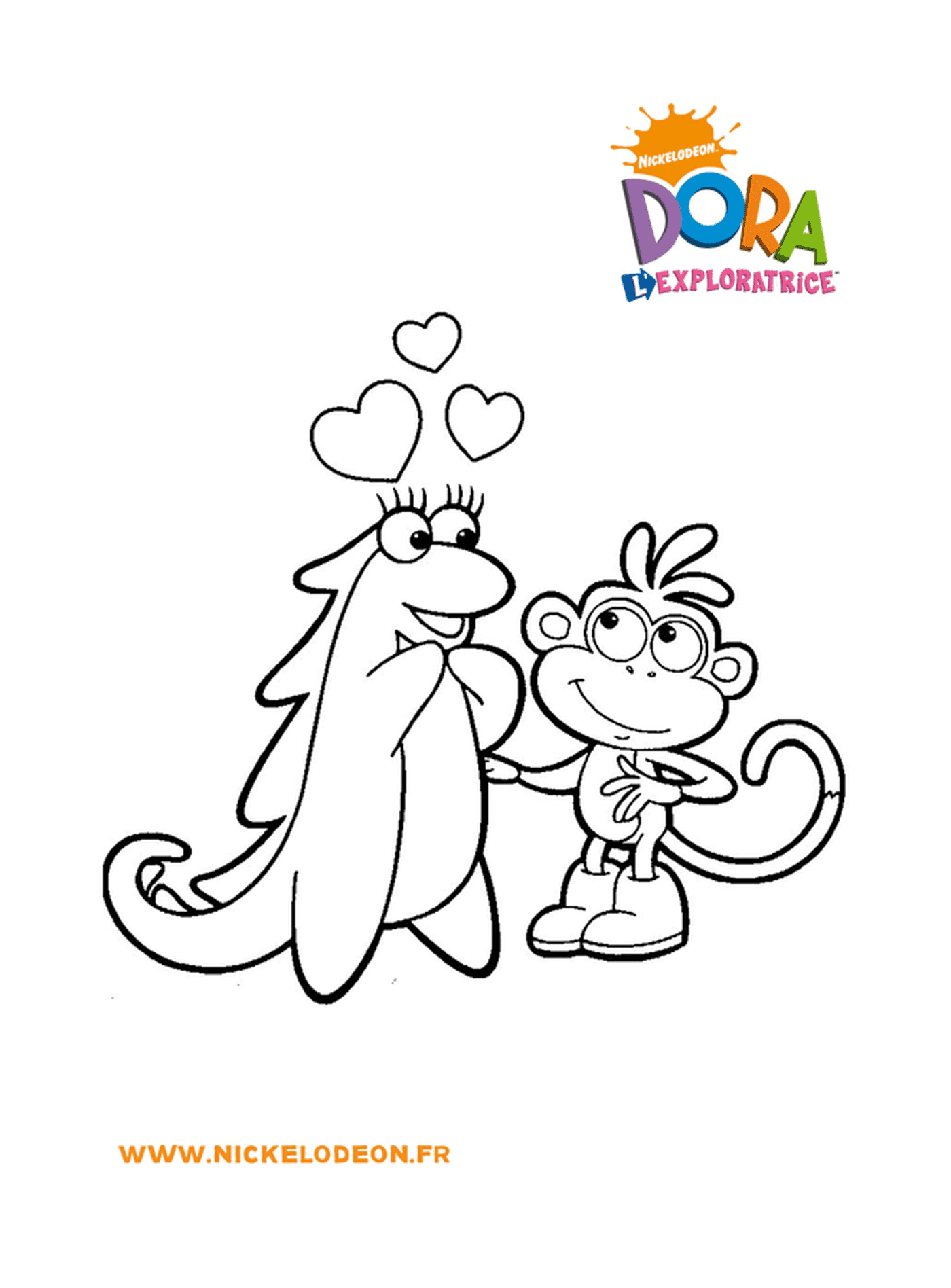  Dora and Babouche discover love in the heart of their adventures 
