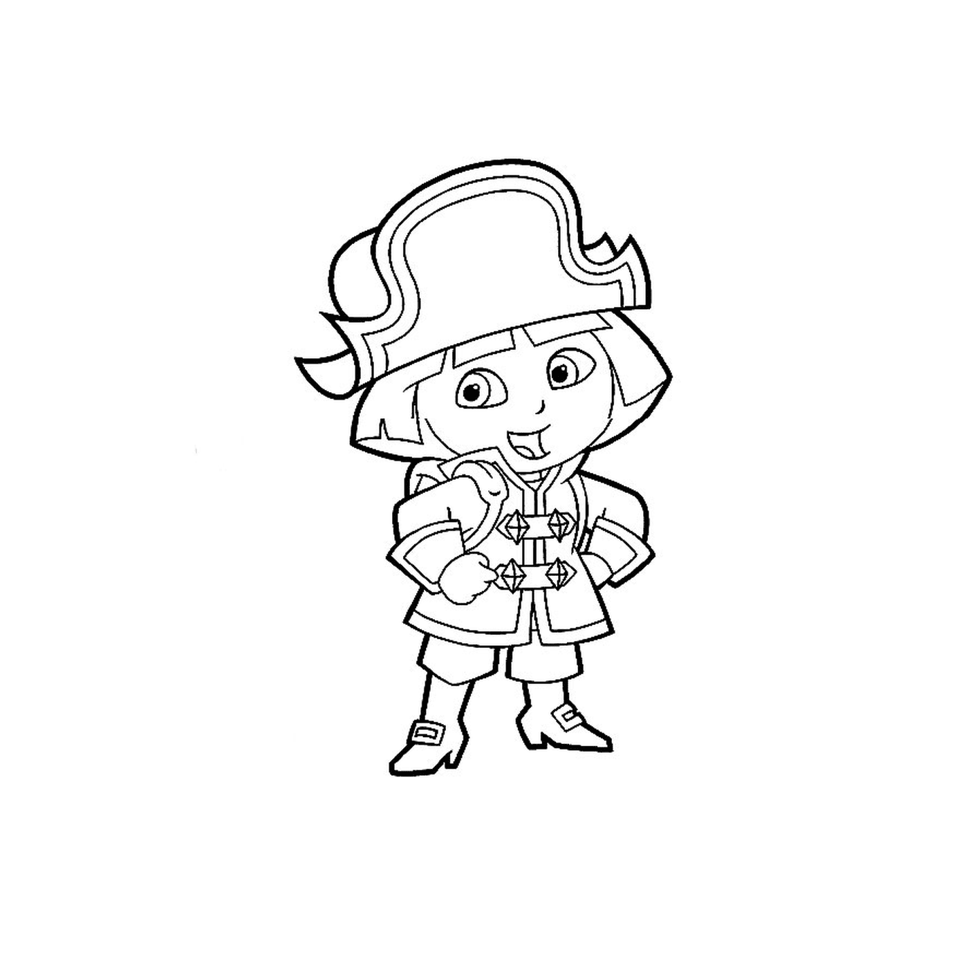  Dora se disfraza de pirata 