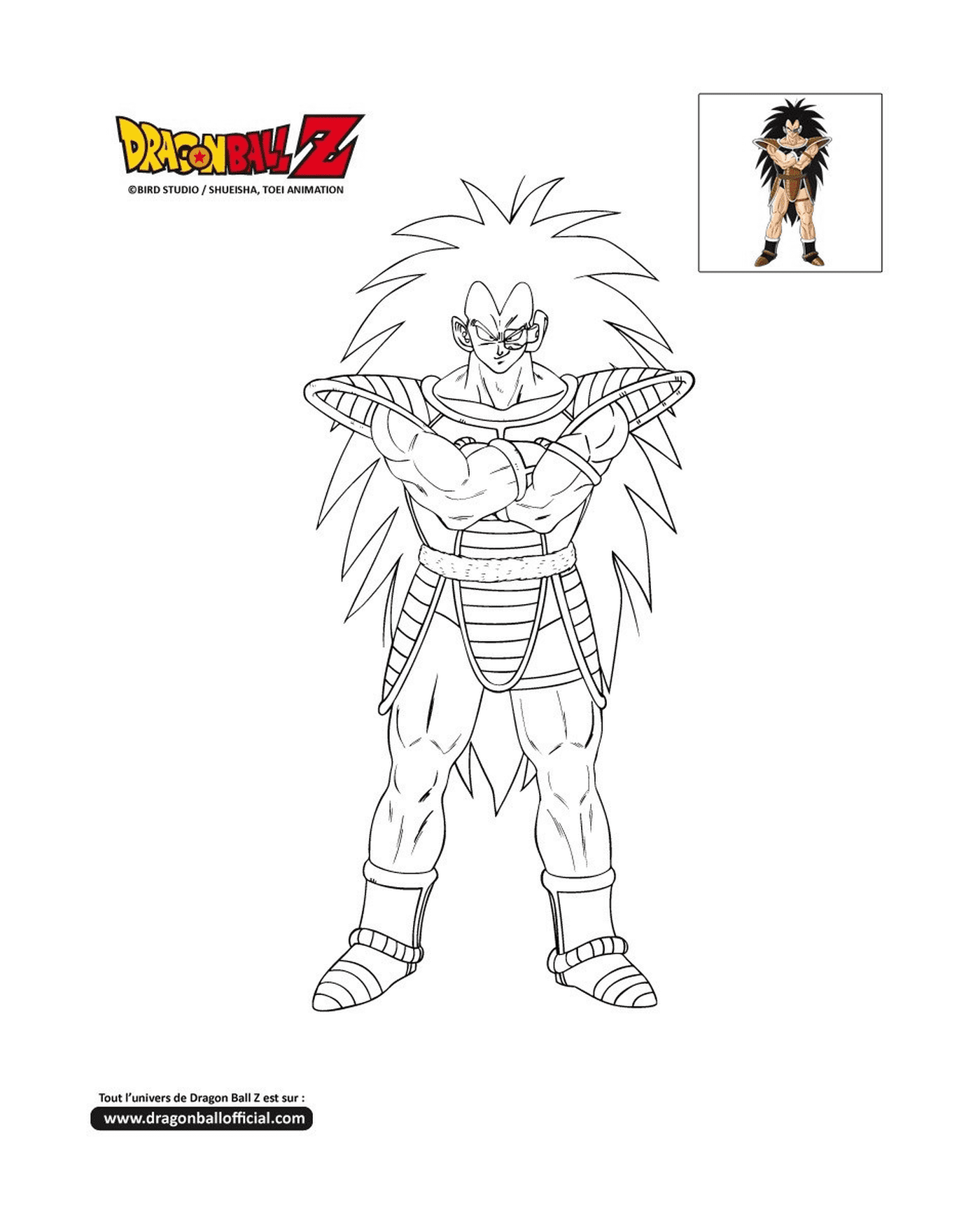  Raditz, a character from Dragon Ball Z 