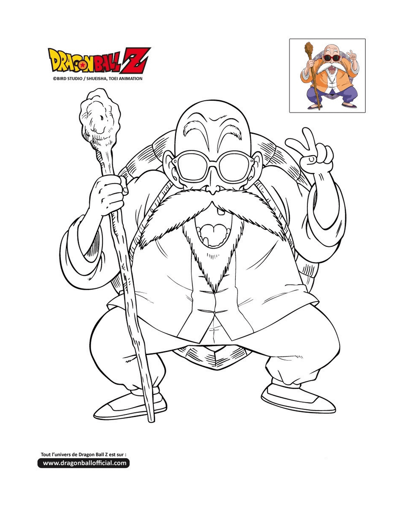  Great Turtle, an adult in Dragon Ball Z 