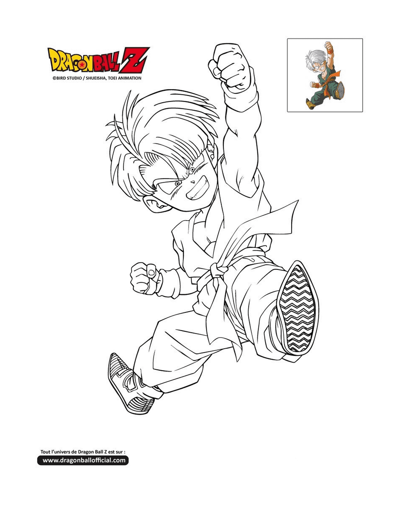 Trunks bambino in Dragon Ball Z 