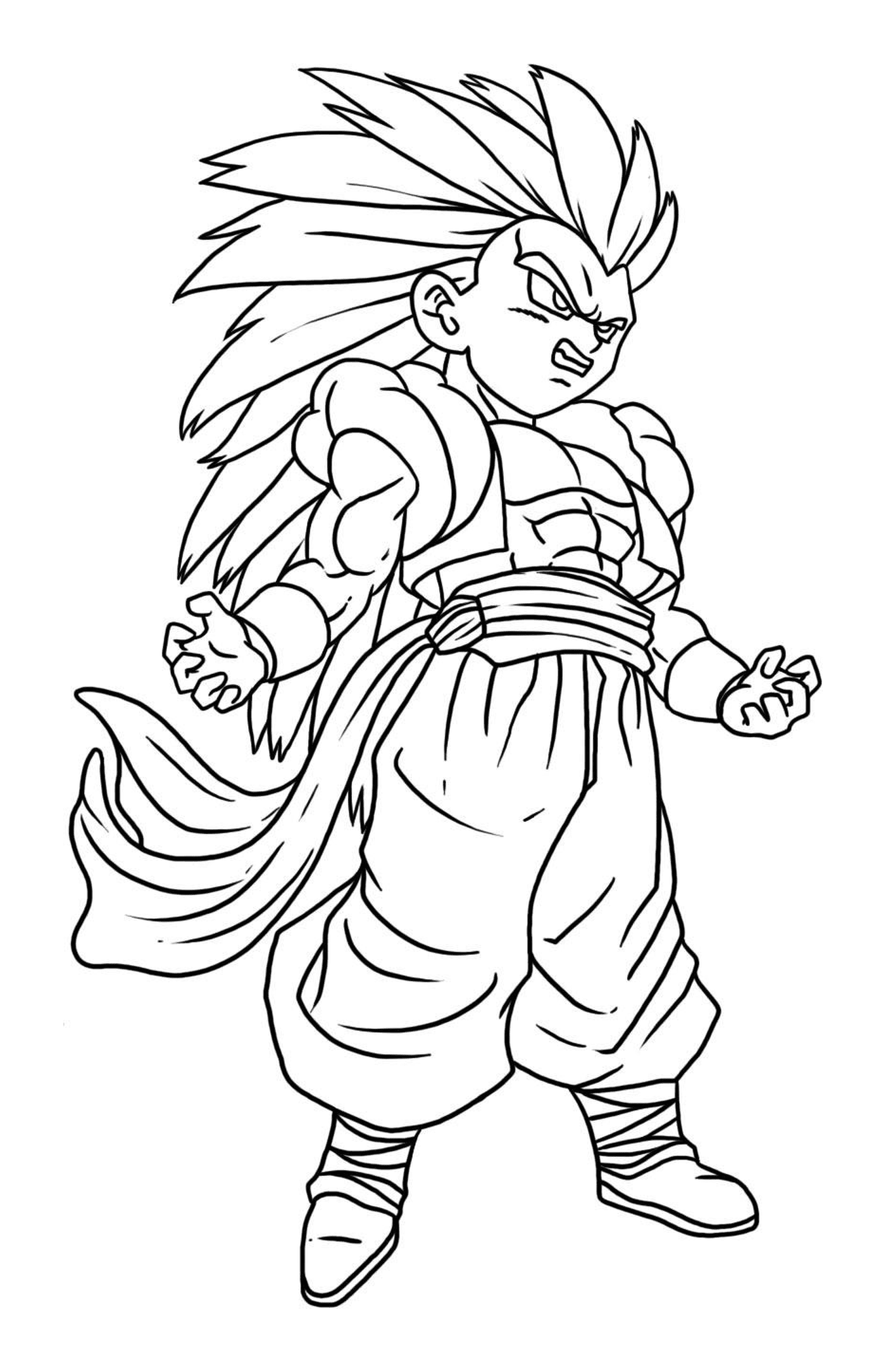  A character from Dragon Ball Z in episode 185 