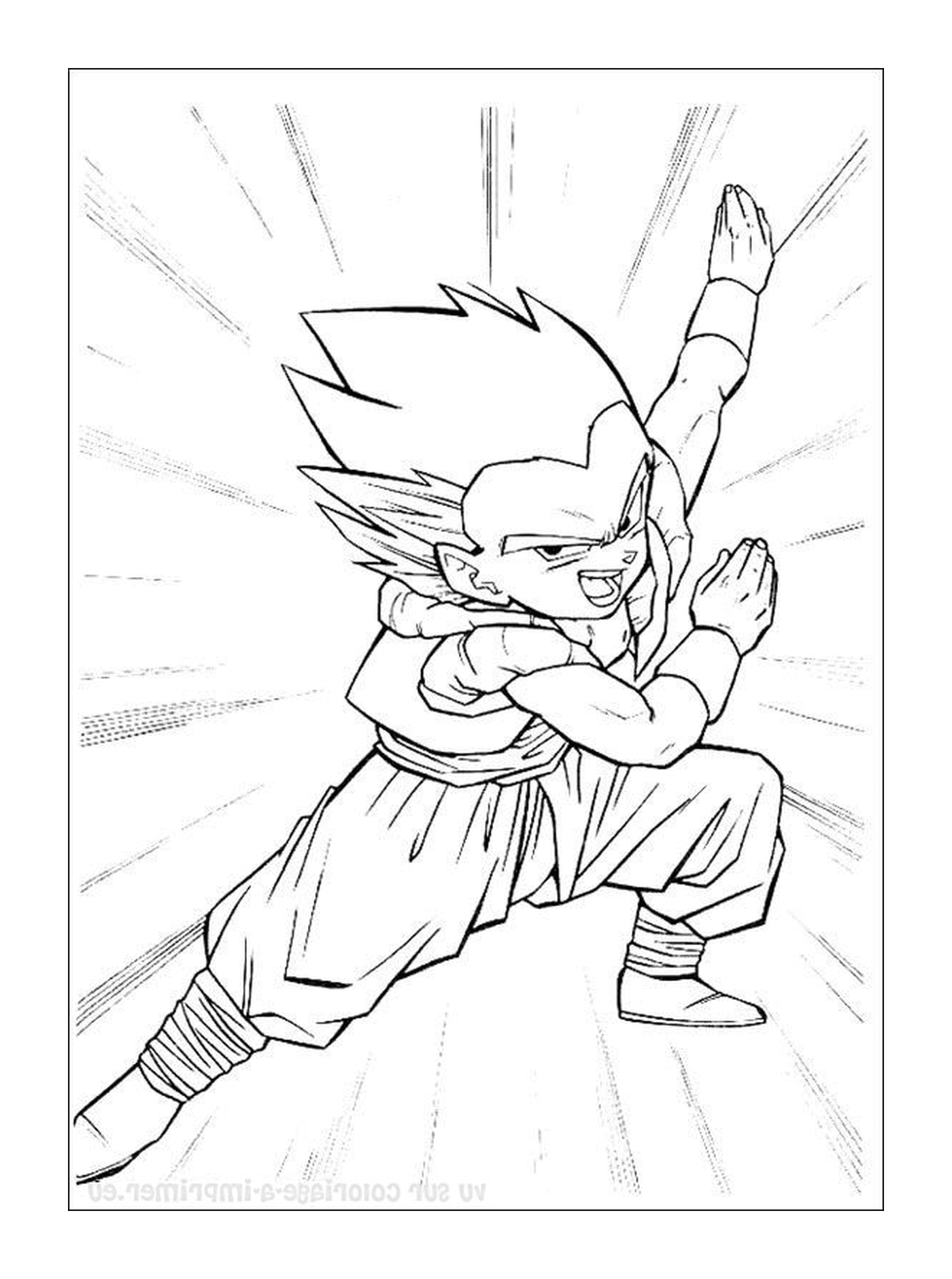  Dragon Ball Z with free style 