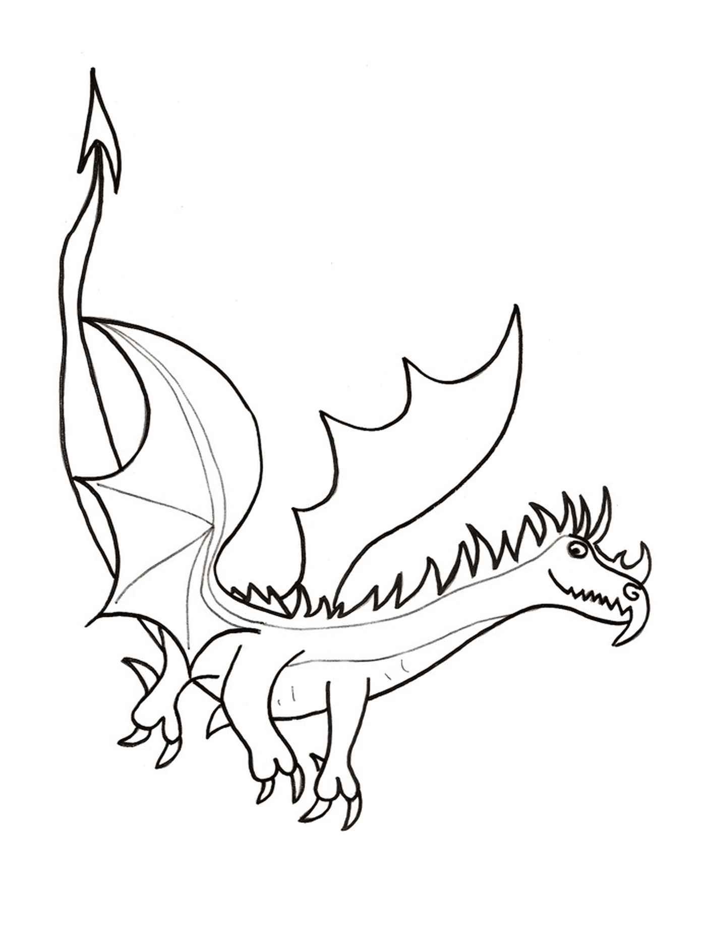  An imposing dragon 