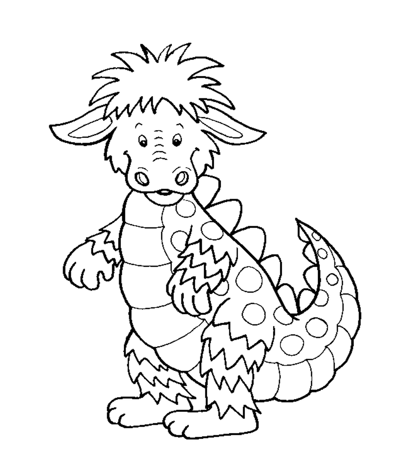  Dragon leicht zu zeichnen für Kinder 