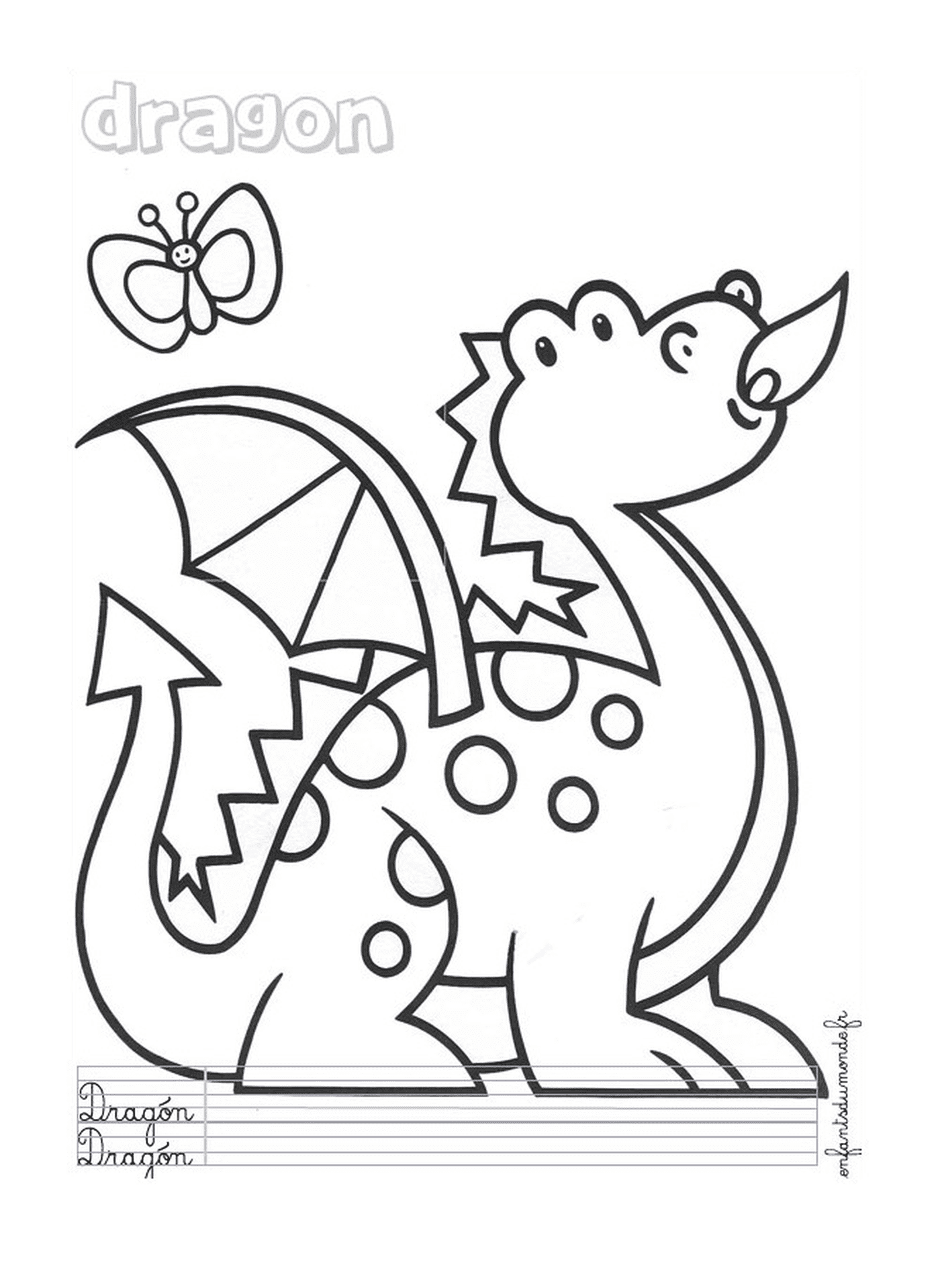  Dragon for children in kindergarten 