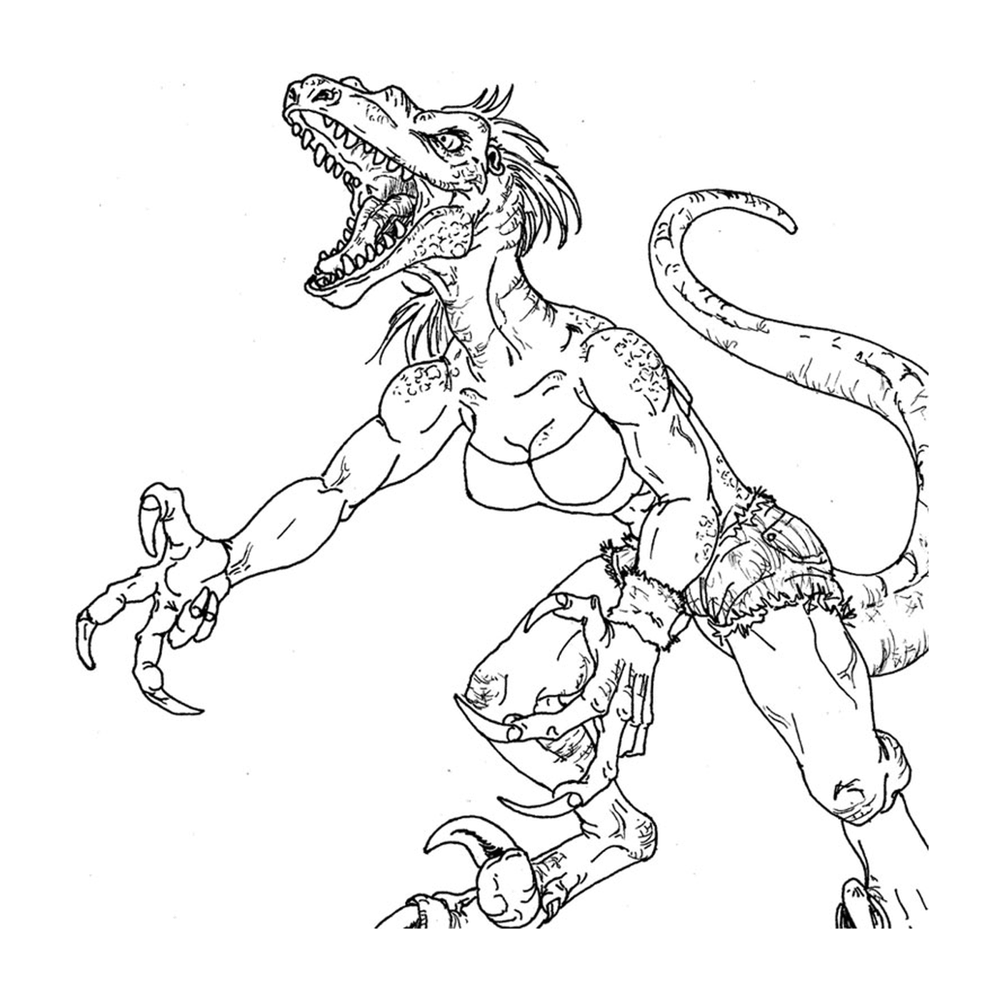  Динозавр с кучей зубов 