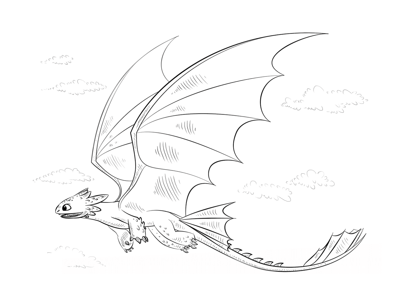  Dragon raro, volo maestoso 