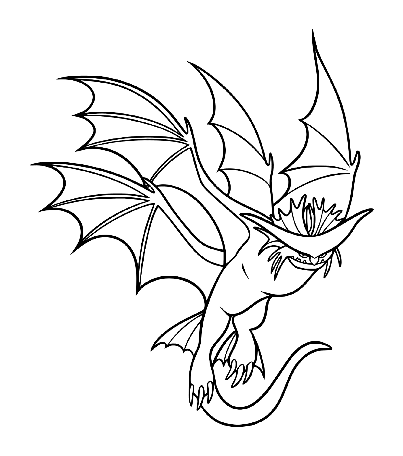  Cloudjumper, un dragón con alas desplegadas 