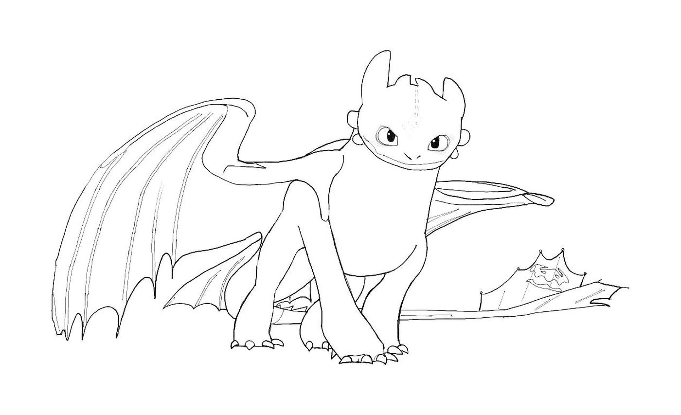  Baby Toothless in Dragons 