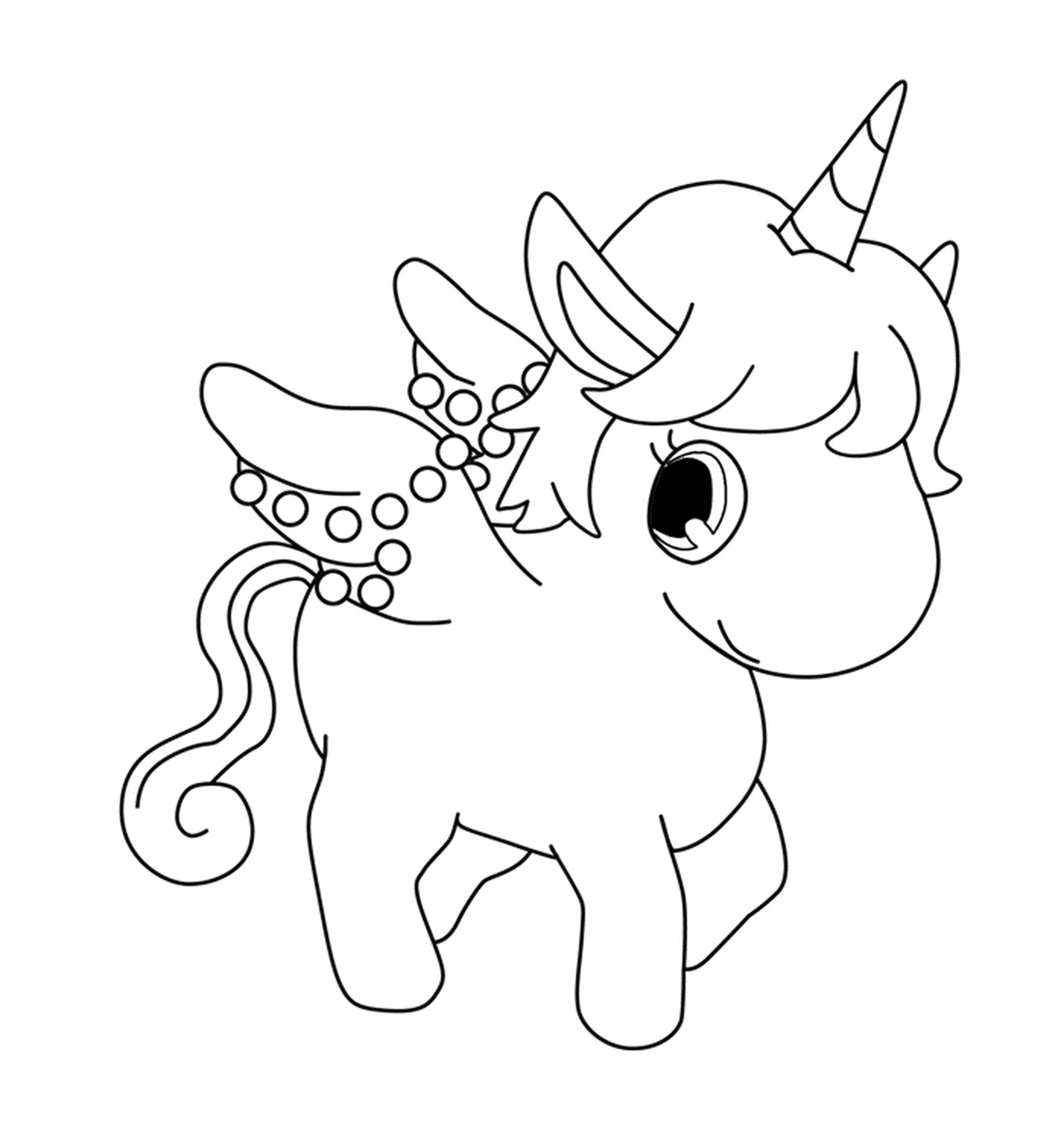  A cute unicorn 