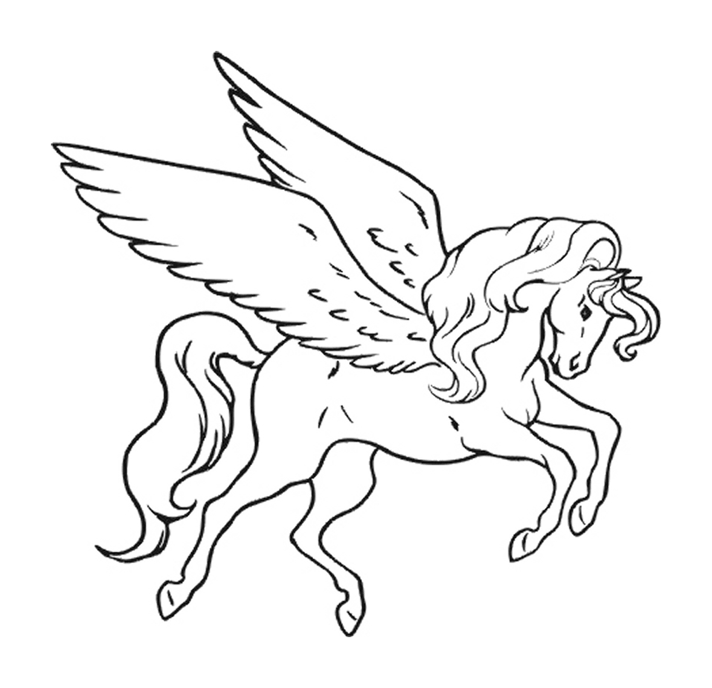  Ein Pferd mit Flügeln 