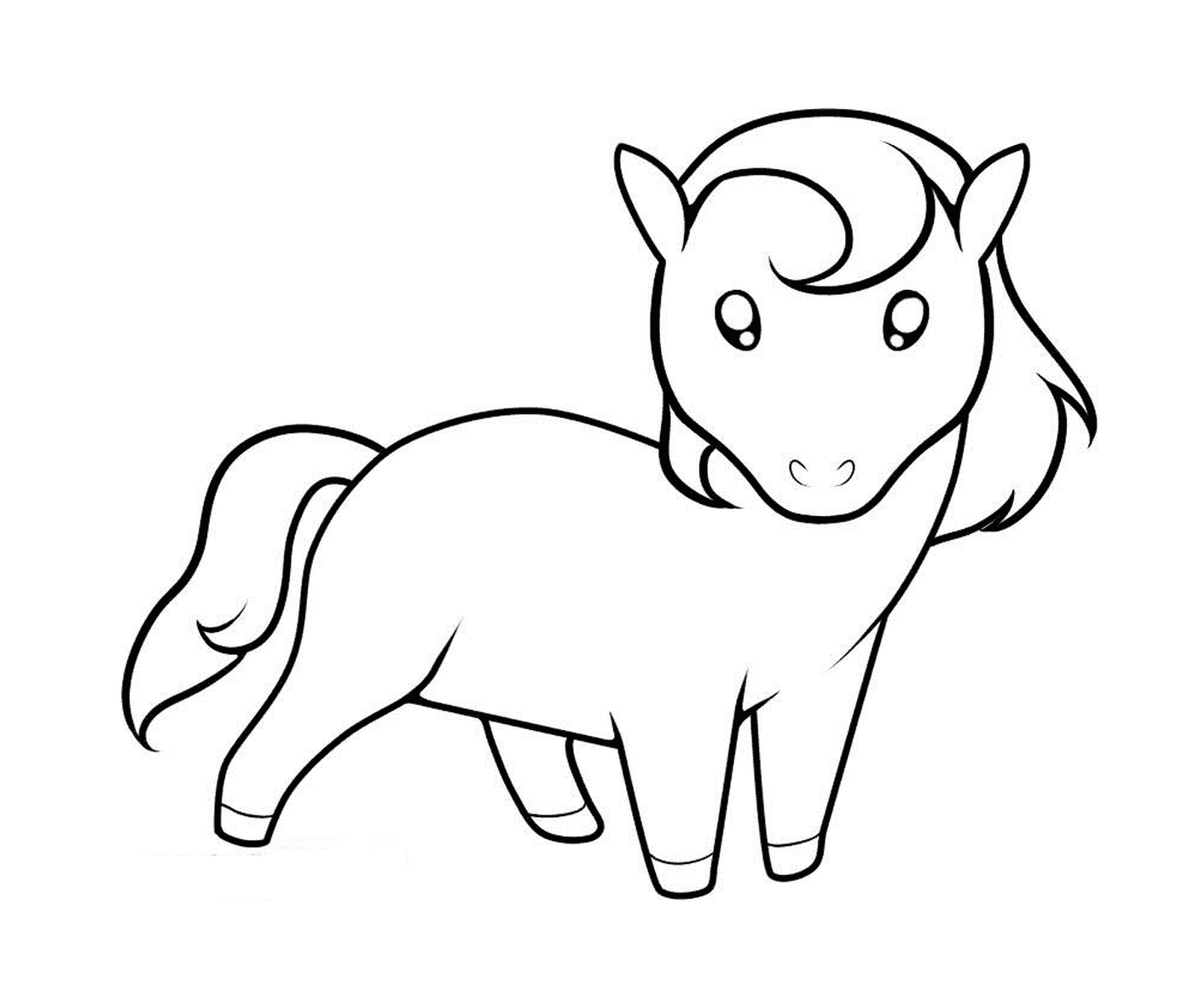  A cute and easy horse 