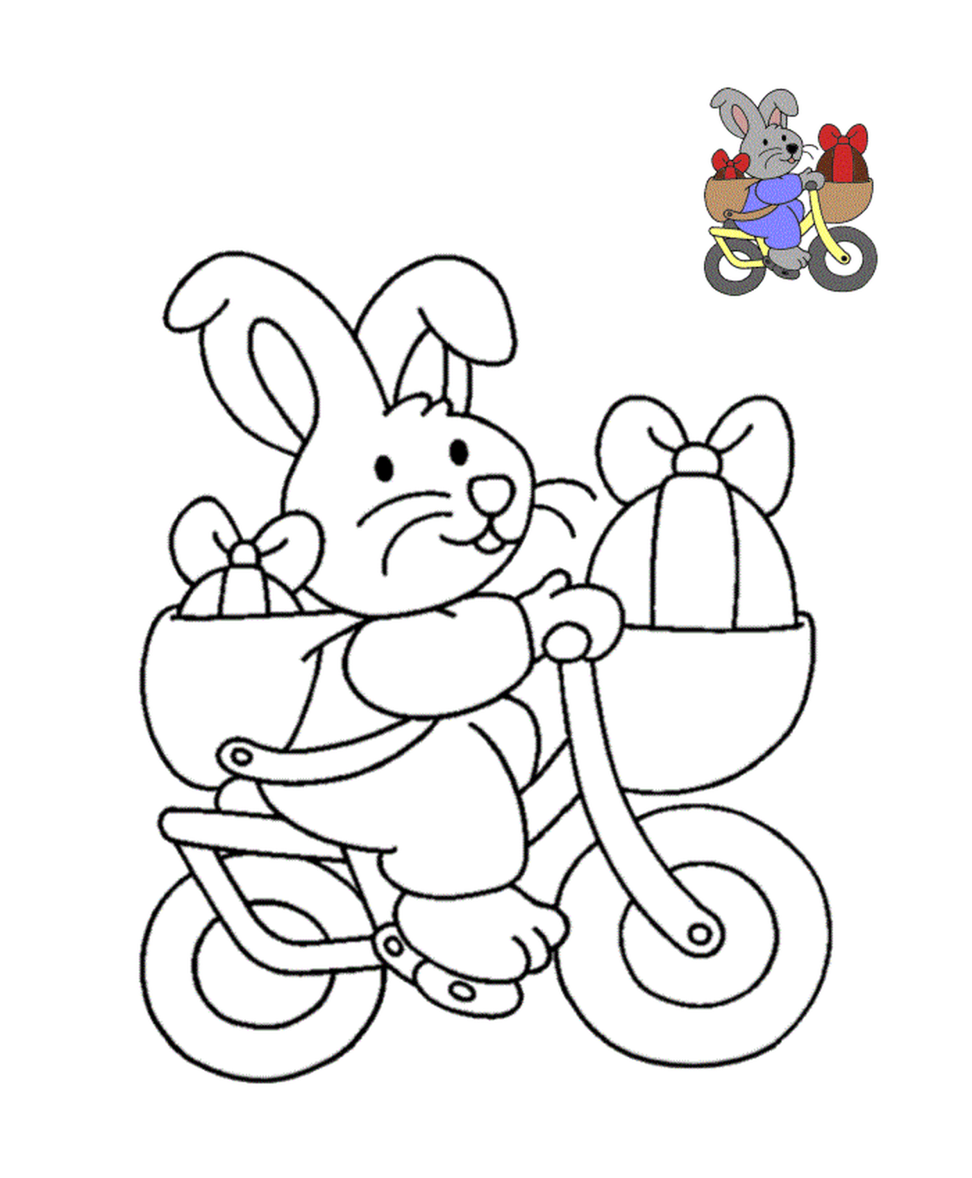  Conejo de Pascua para el jardín de infantes 