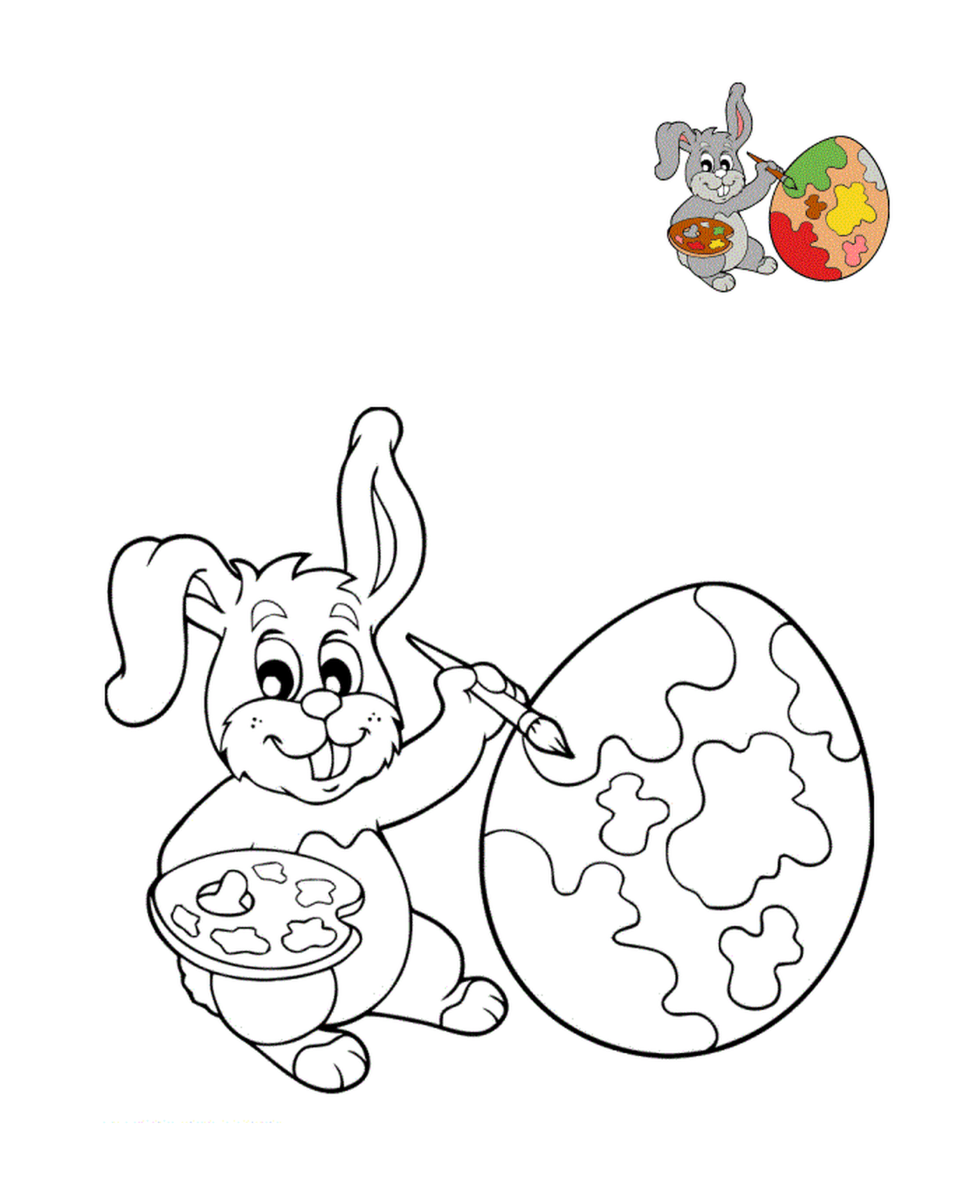  Пасхальный кролик соединится с яйцом 