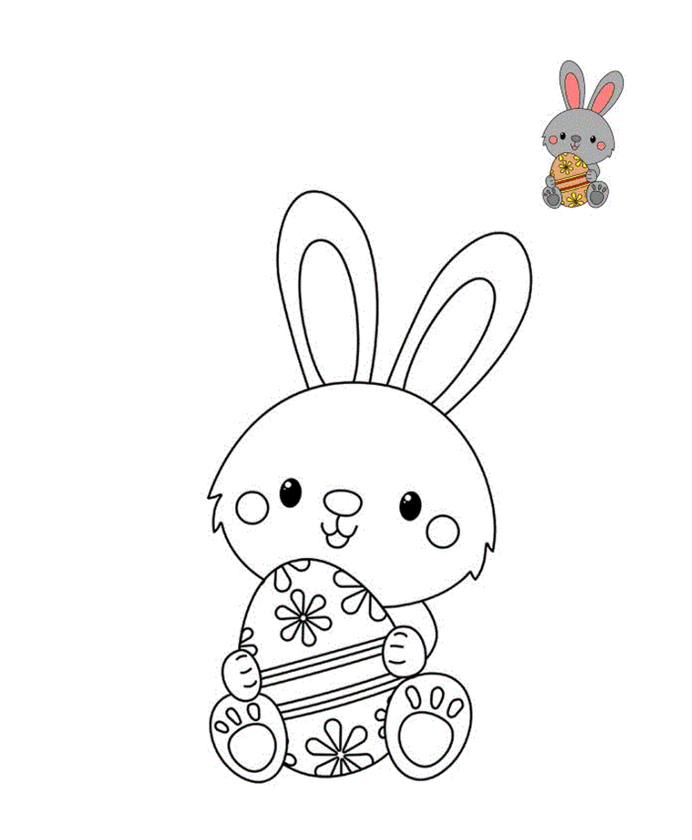  Cute Easter Kawaii Rabbit 