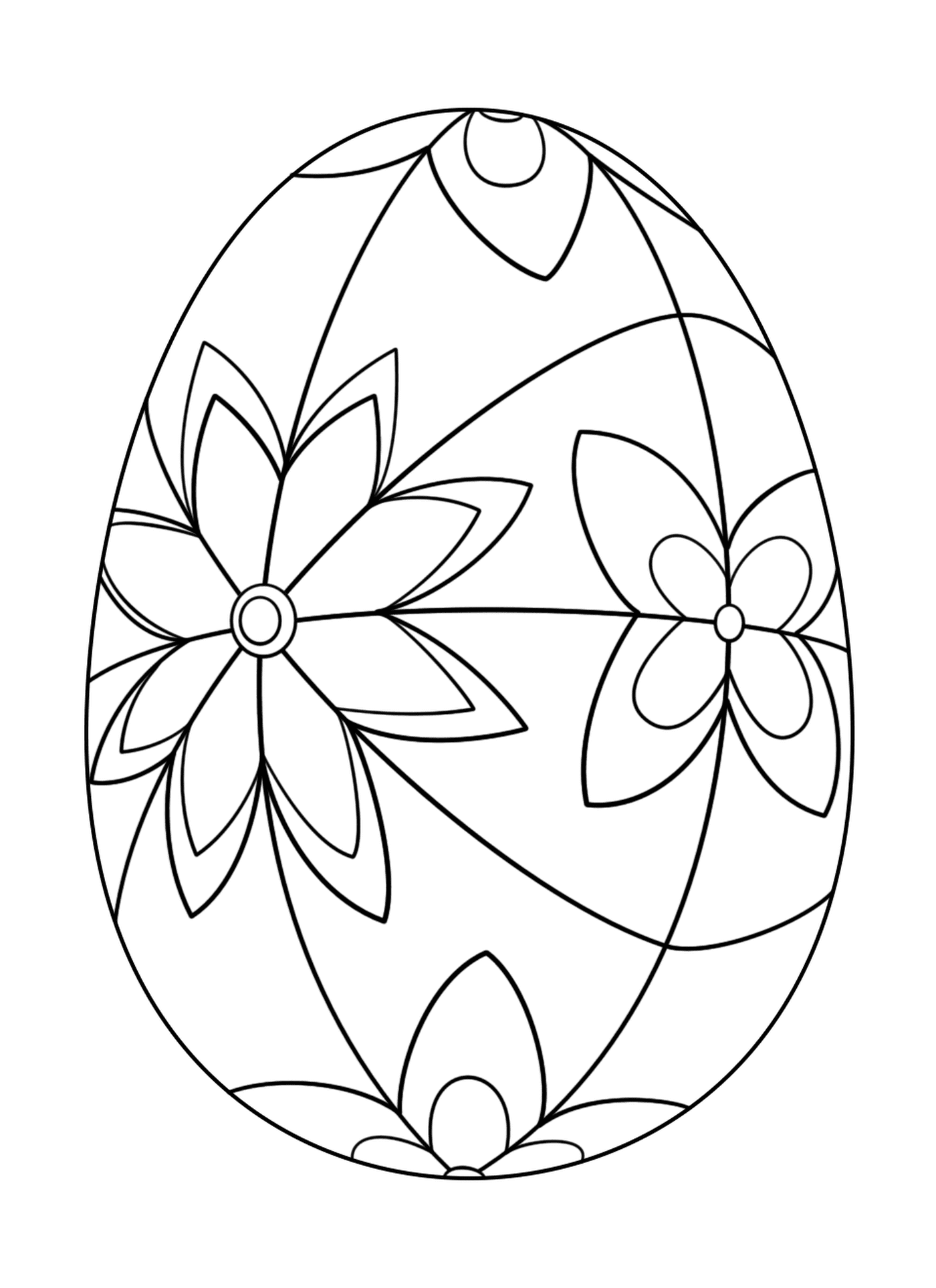  Подробное пасхальное яйцо 