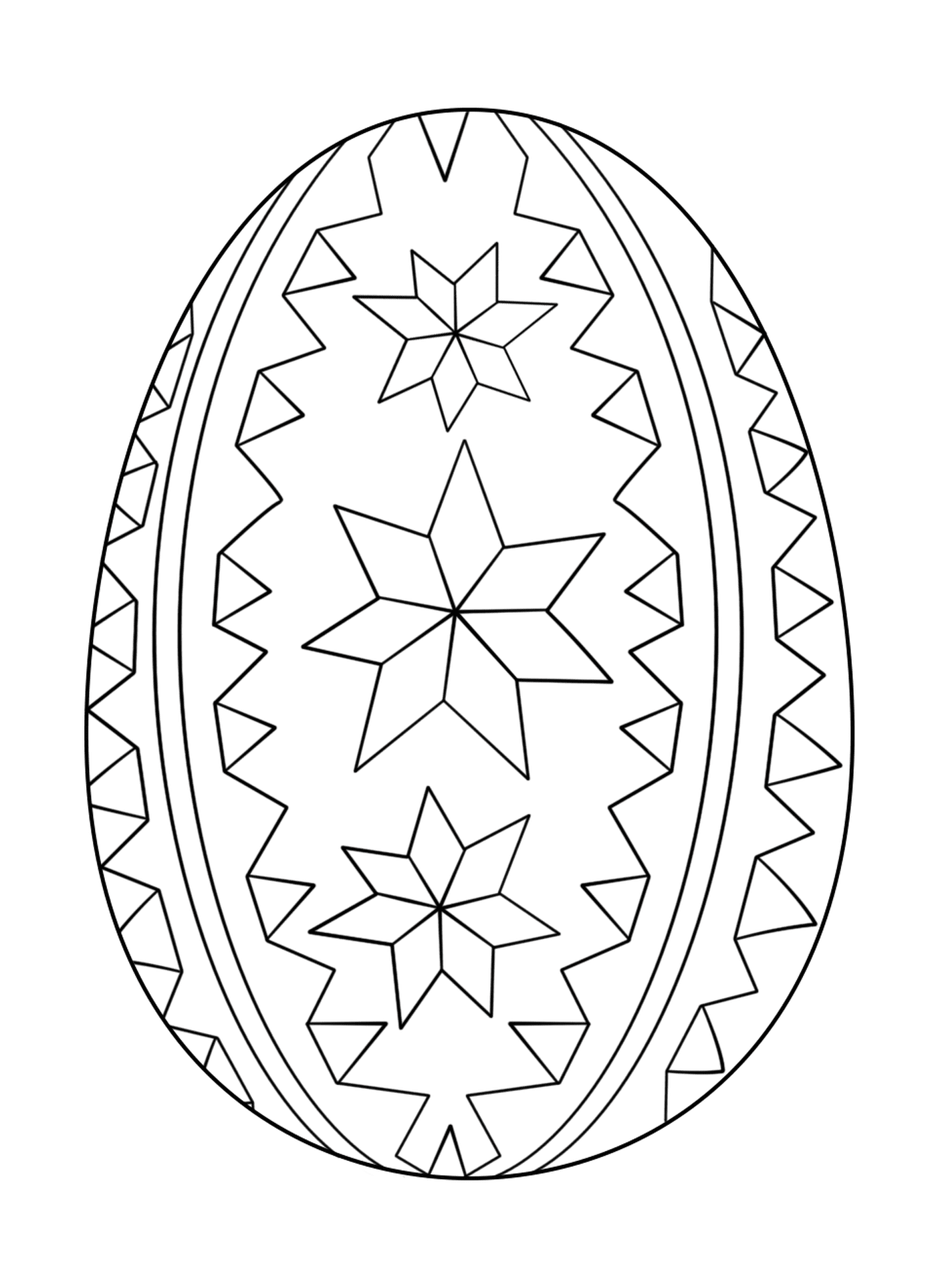  Uovo di Pasqua ornato 