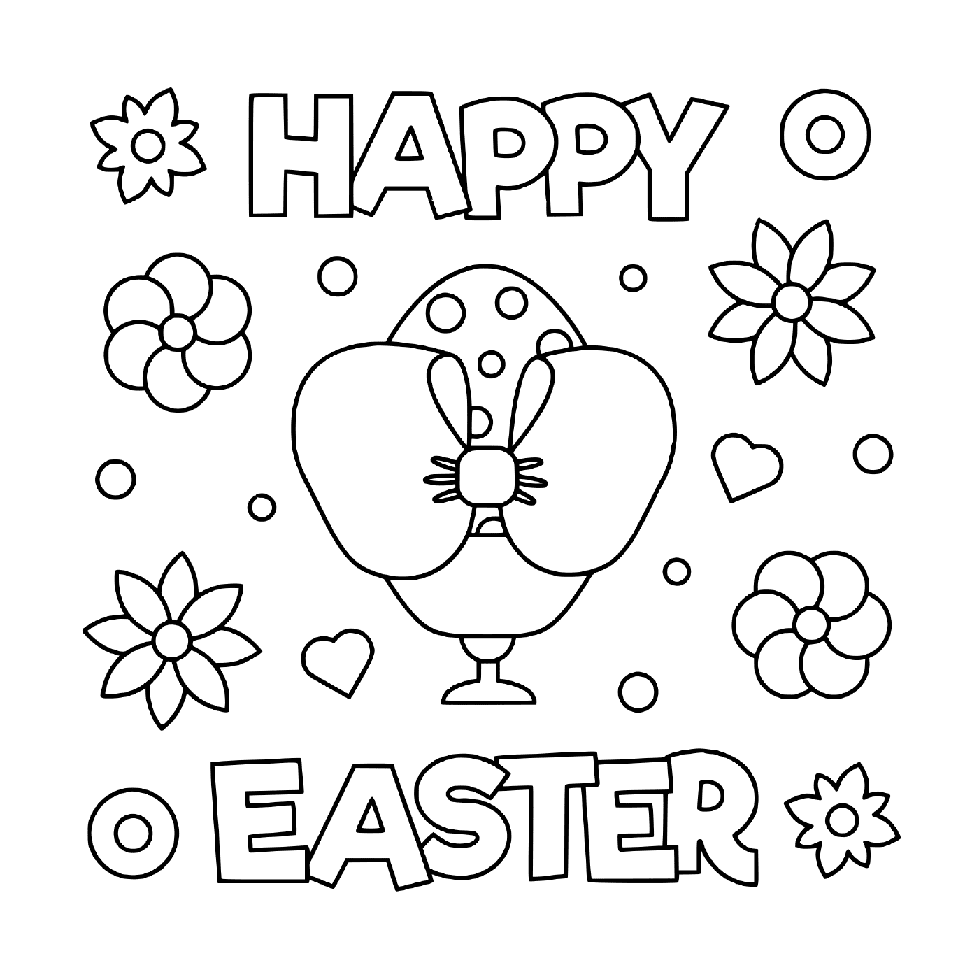  Feliz Ilustración de Pascua 