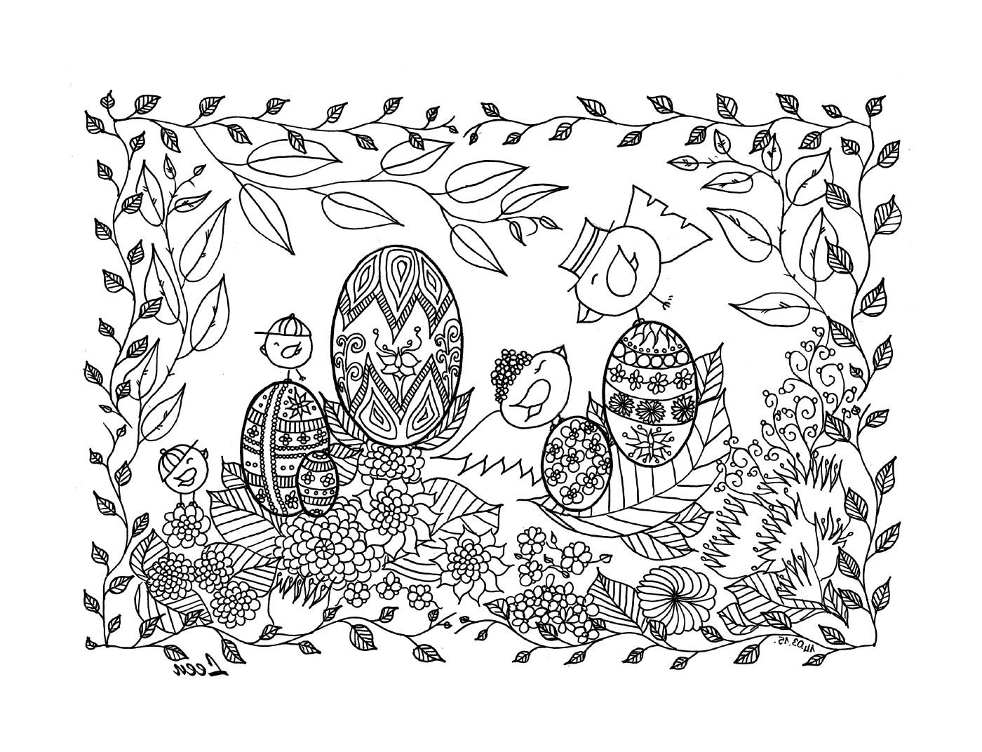  Huevos de Pascua complejos 