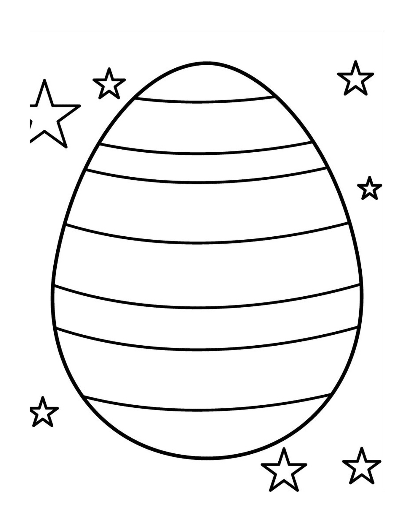  Звёздное пасхальное яйцо 