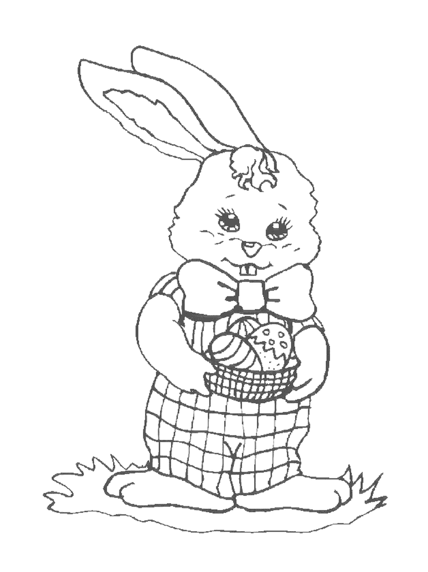  Rabbit with chocolates 