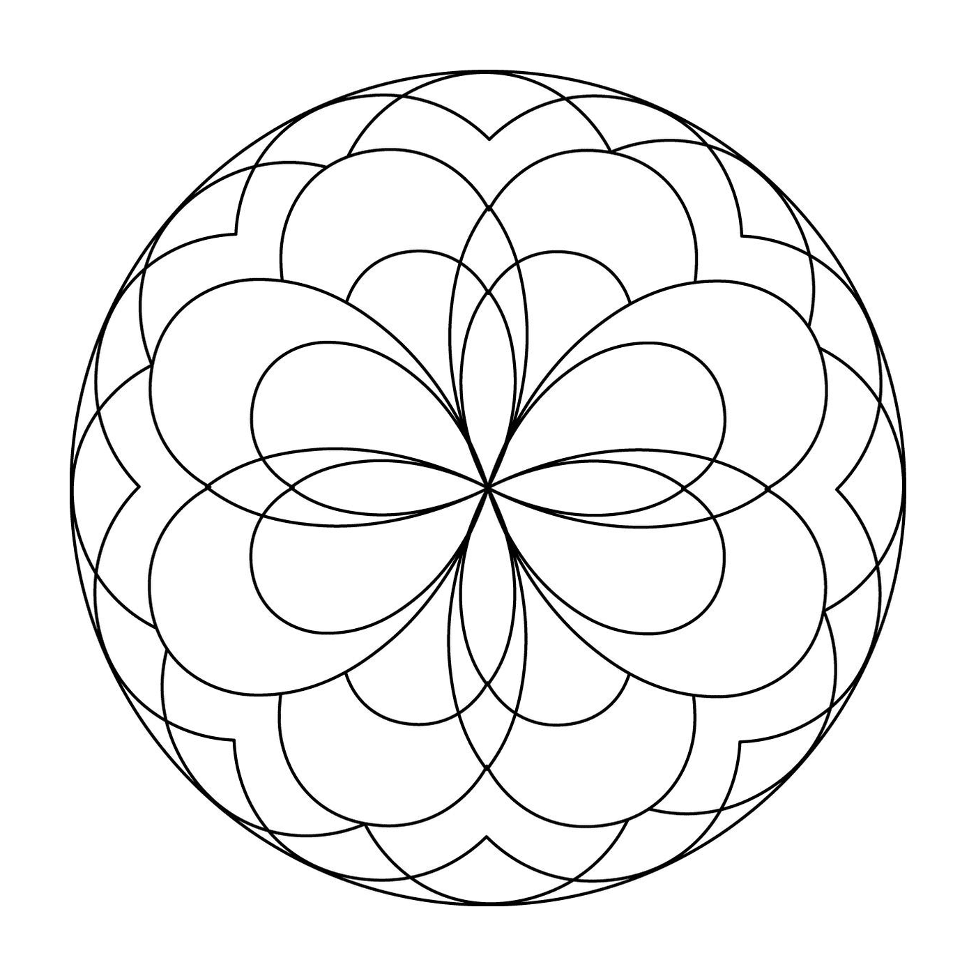  Ein kreisförmiges Muster 