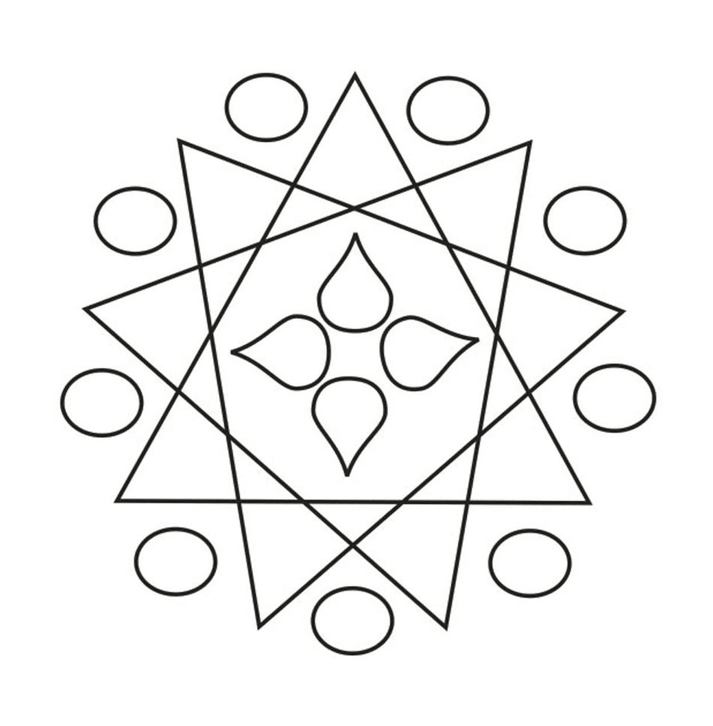  A geometric drawing 