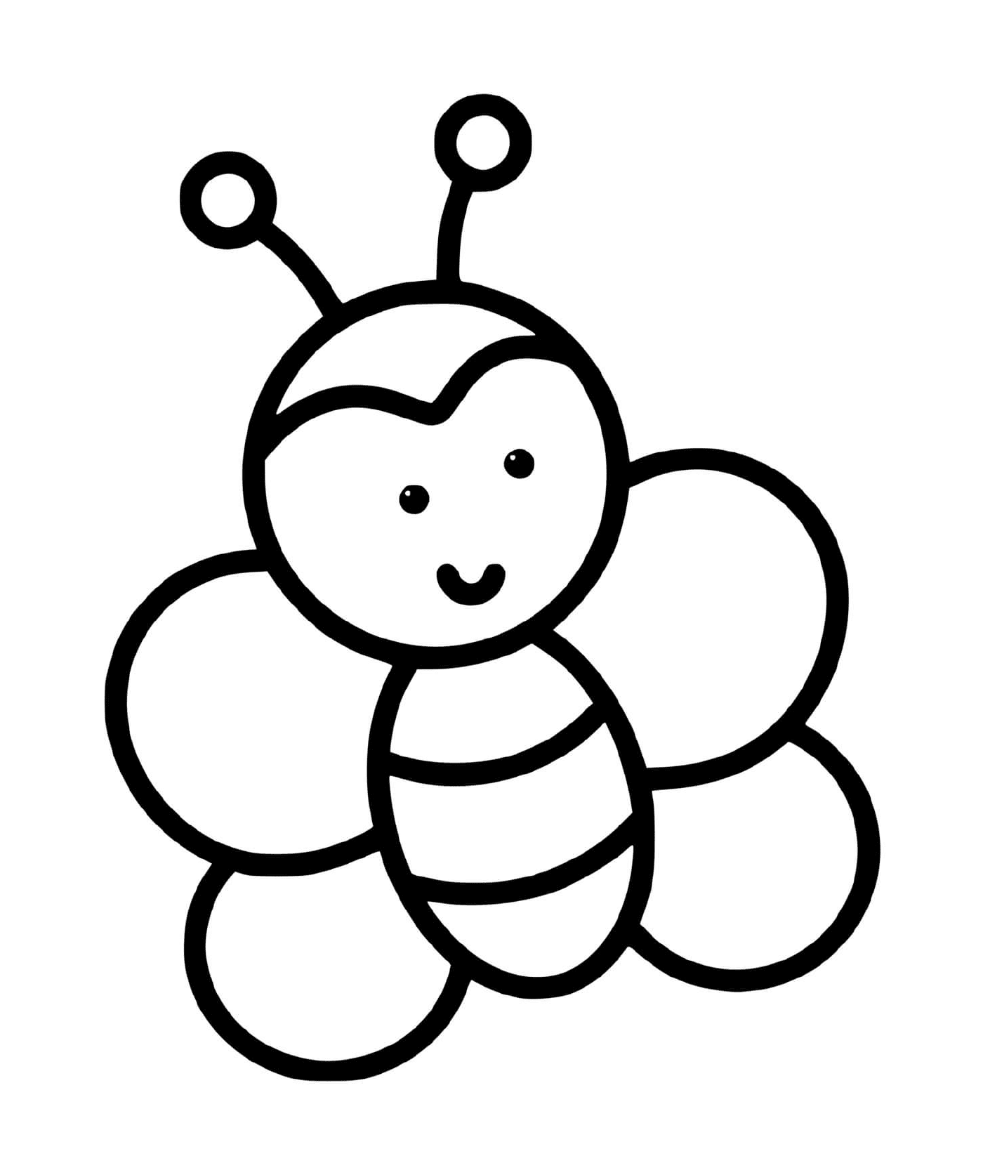  Ein leicht zu zeichnender Marienkäfer für 2-Jährige 