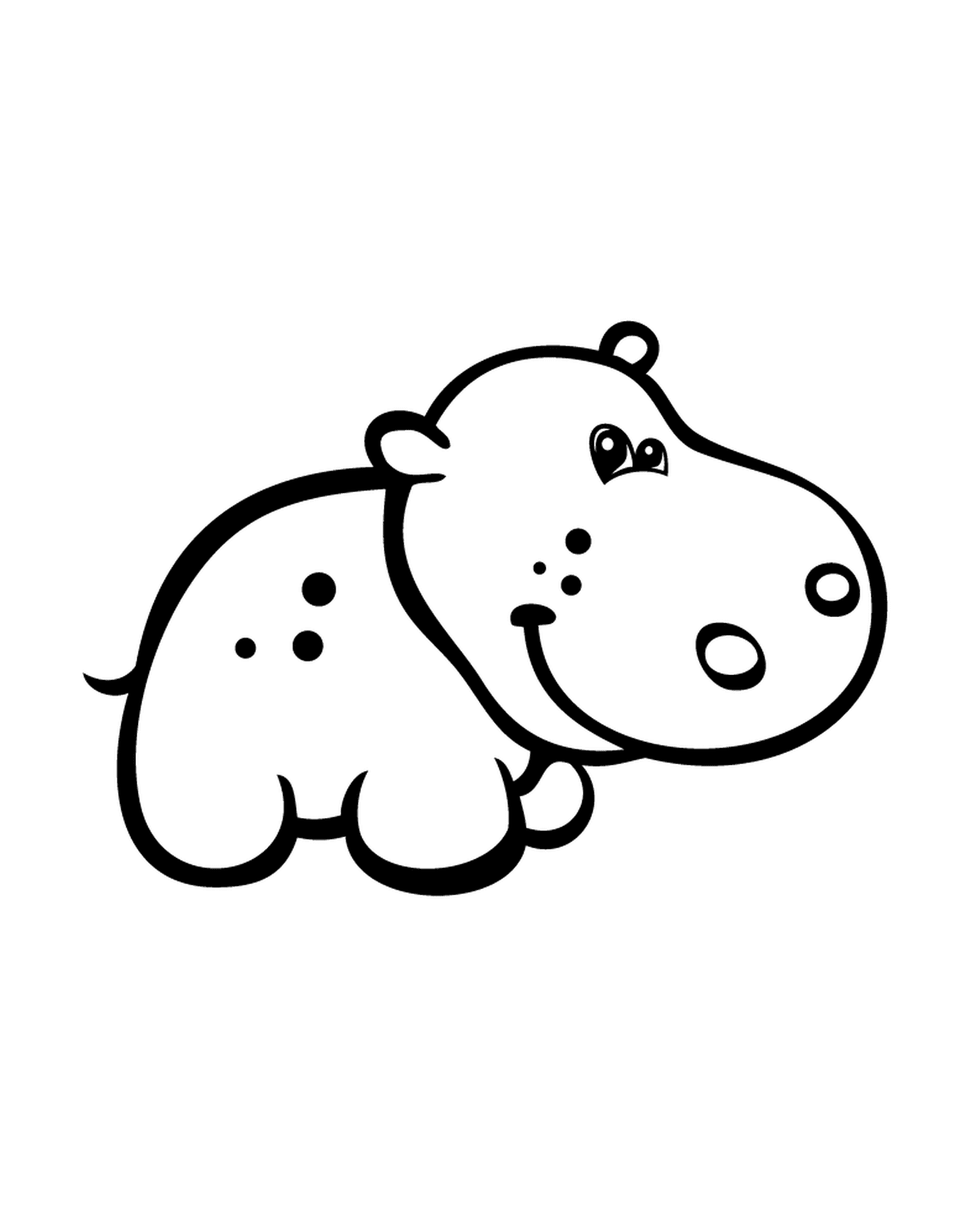 Another representation of a hippopotamus 