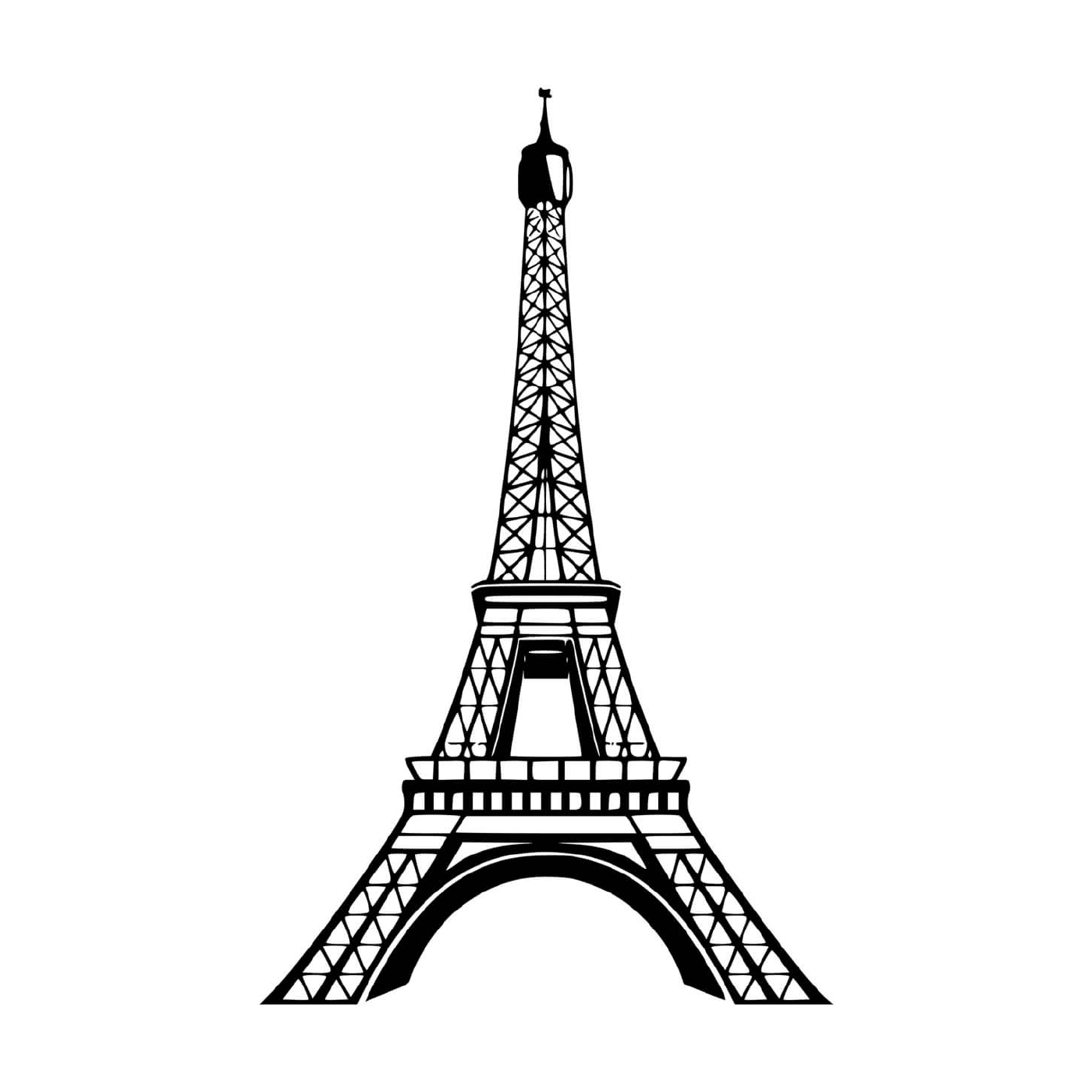  Eiffelturm offizielles Emblem Paris 