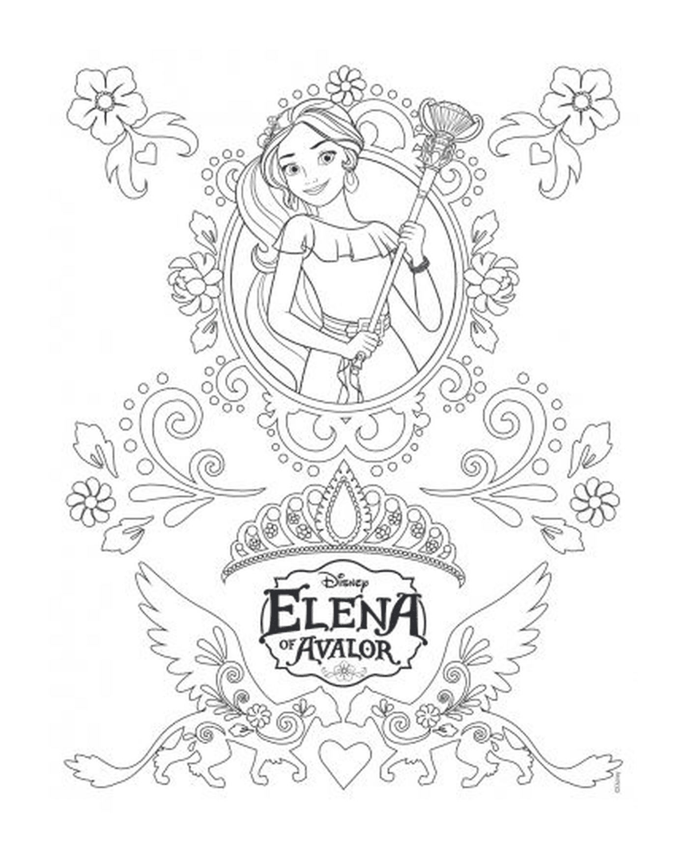  Mandala Zentangle, Elena d'Avalu, Disney 