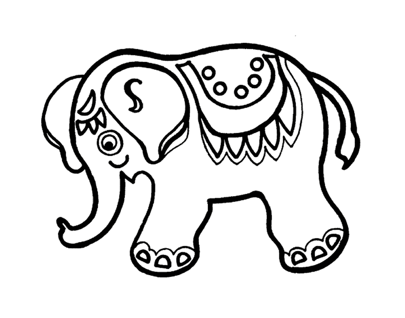  Elefant-Färbung 