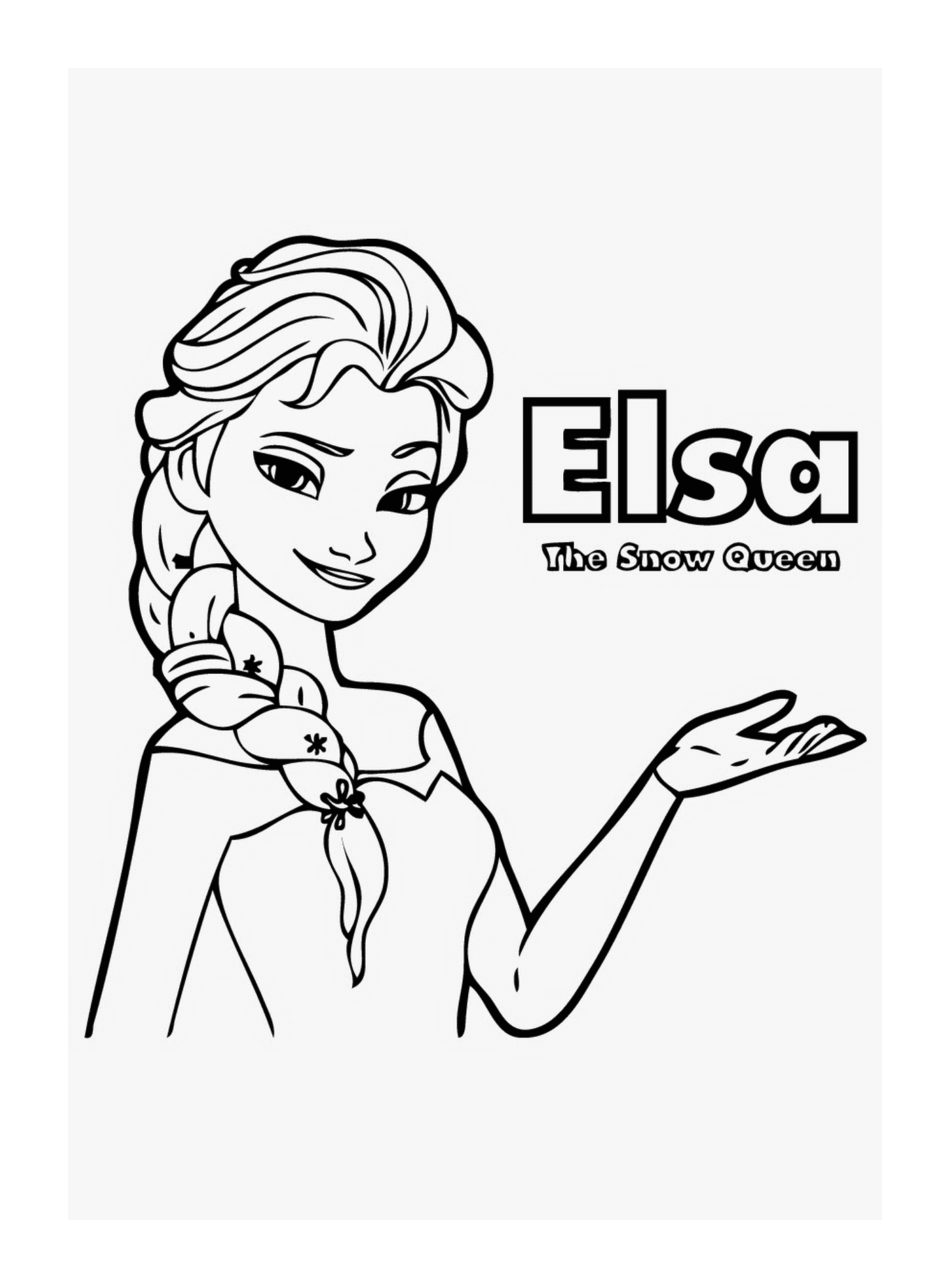  Elsa de La Reina de las Nieves, modelo 
