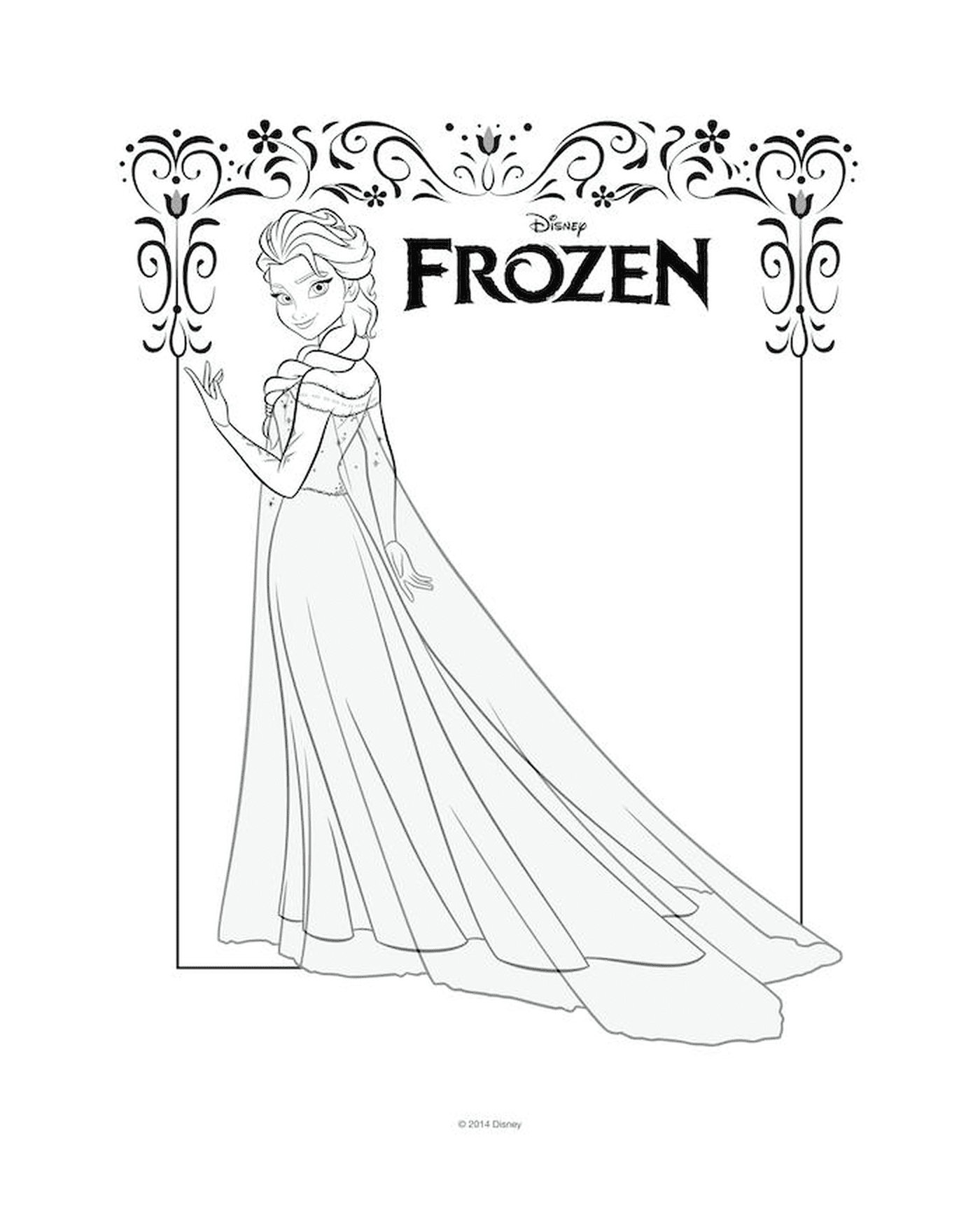  Reina de las Nieves Elsa, Disney 