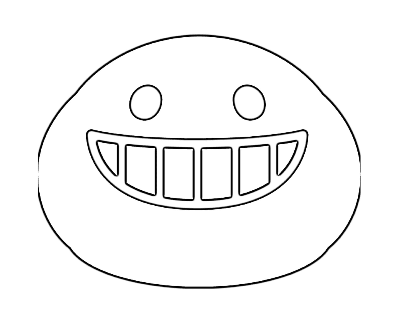  Emoji Google Smile с зубами 