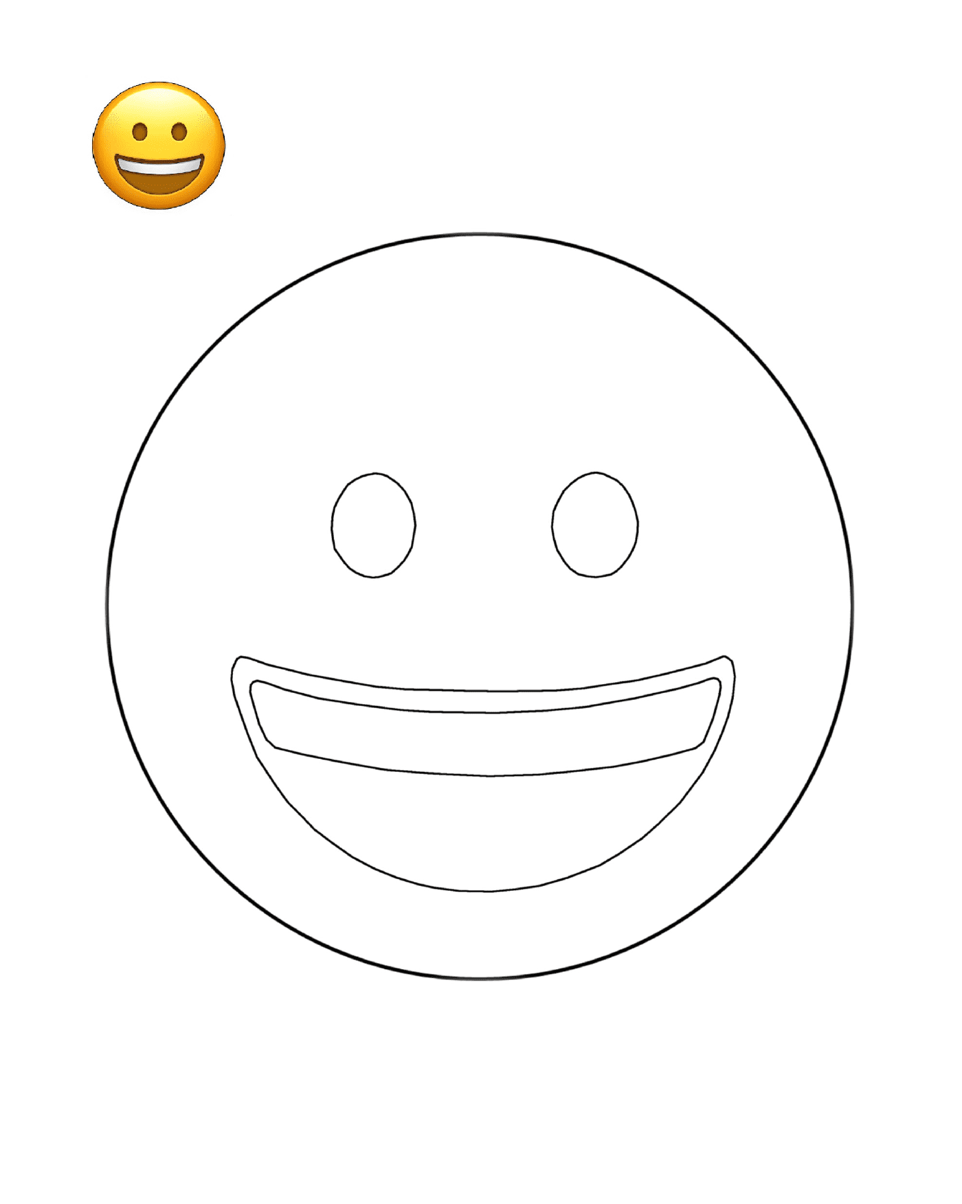  A smiling face appears 