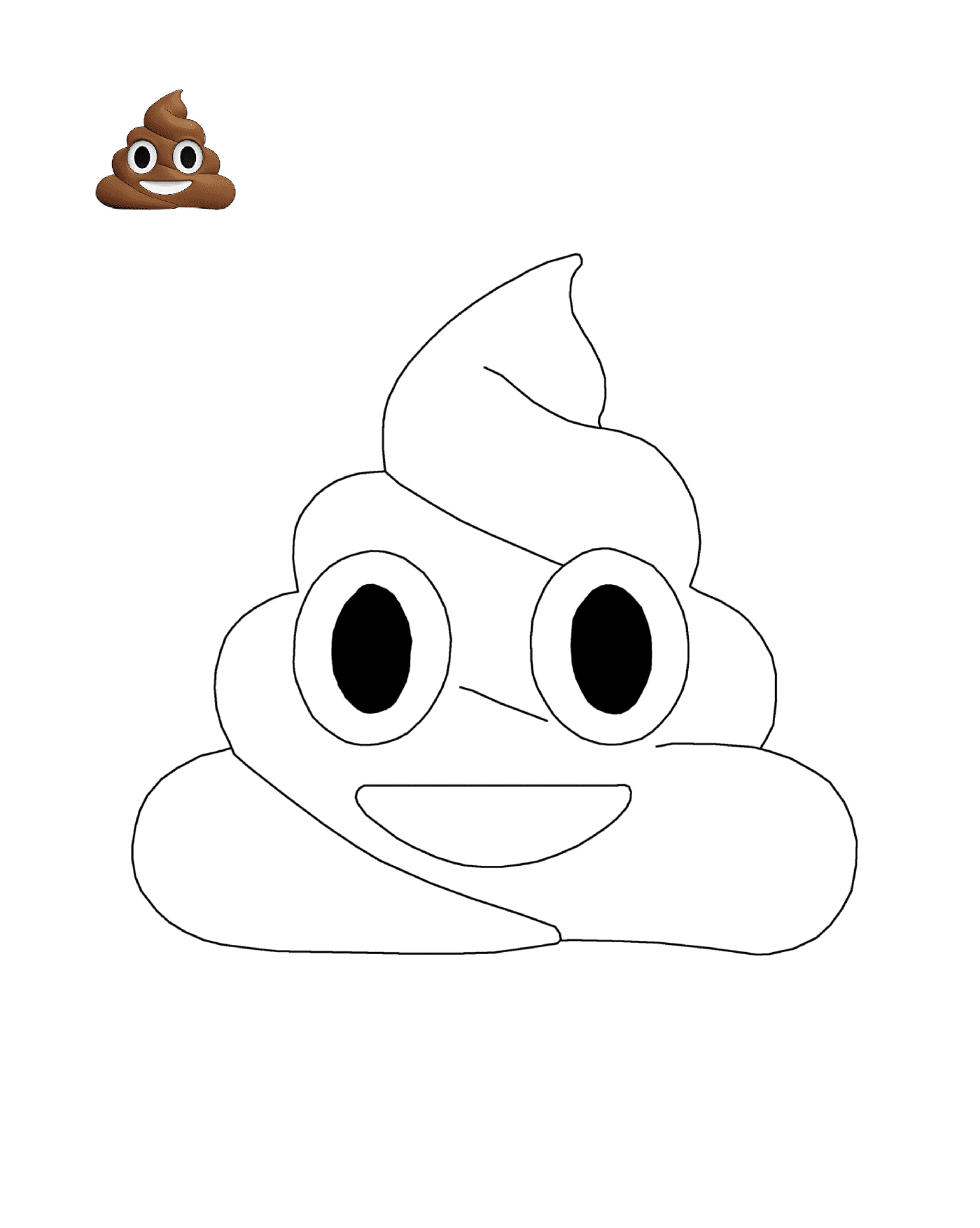  A bunch of poop with a smile 