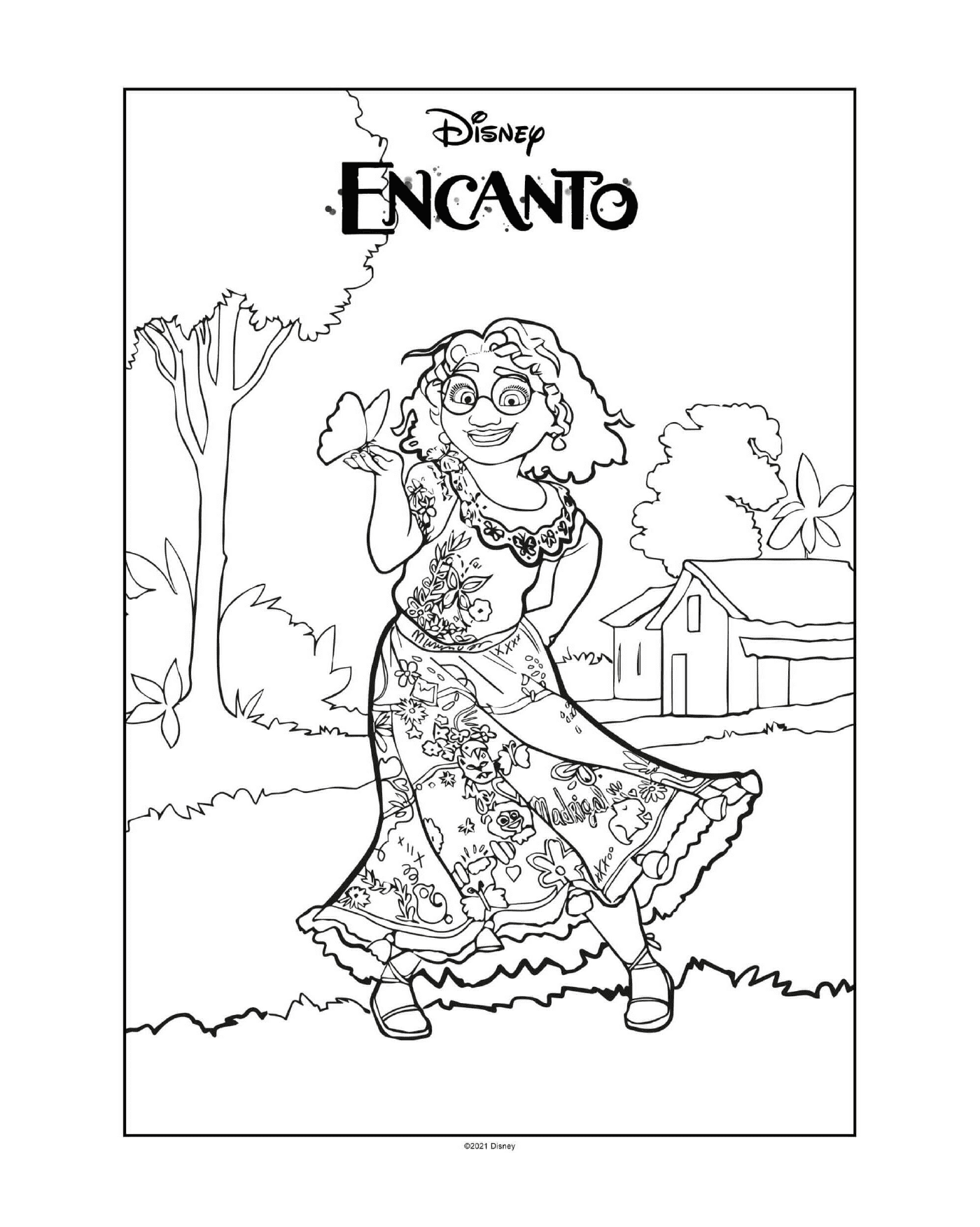  Disney Encanto : Wunder Madrigal in einem Kleid 