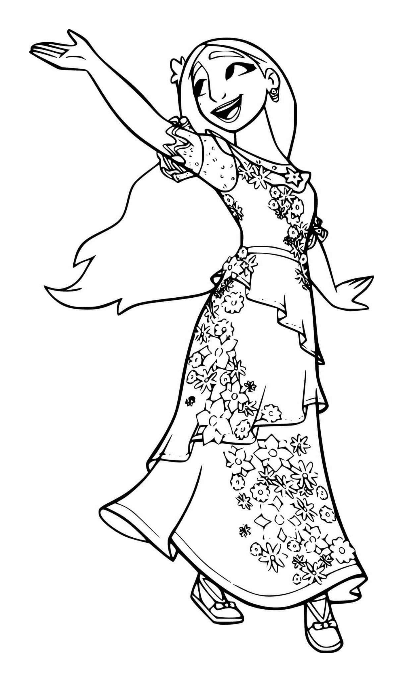  Isabela Madrigal en un vestido 