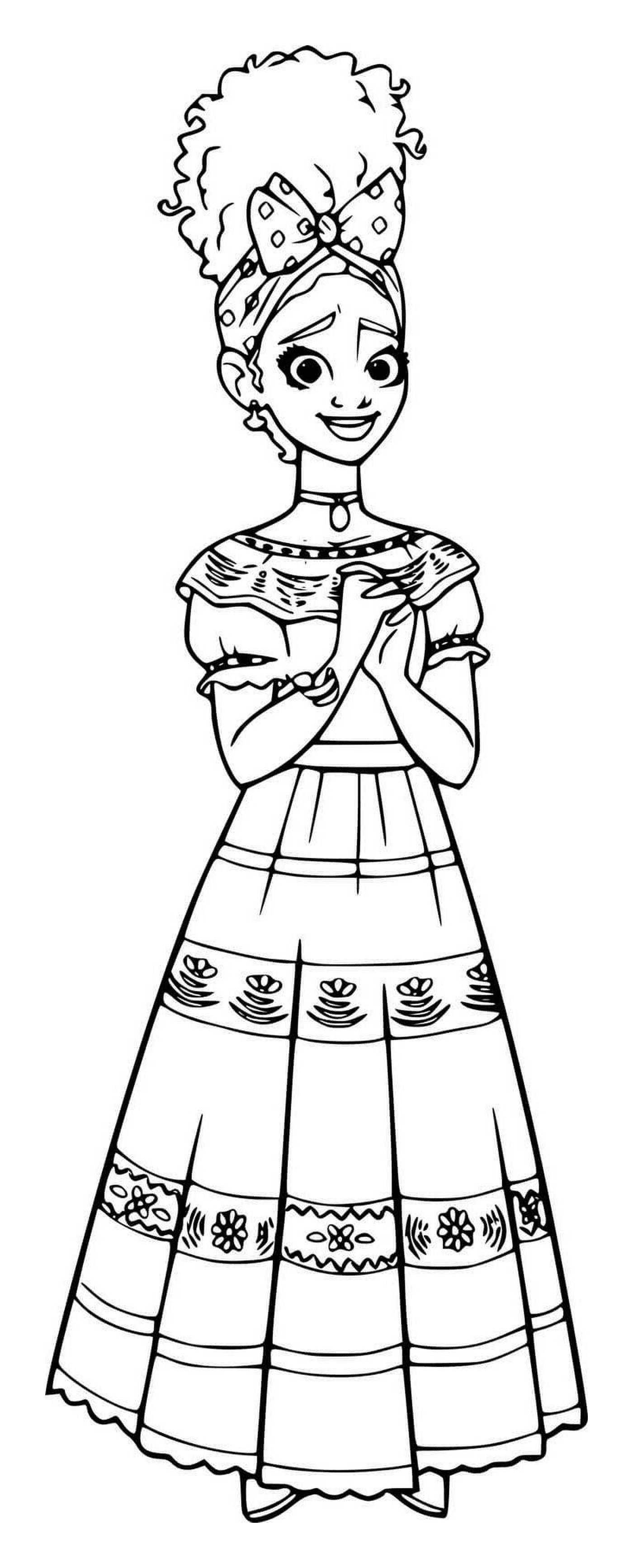 Dolores Madrigal en un vestido 