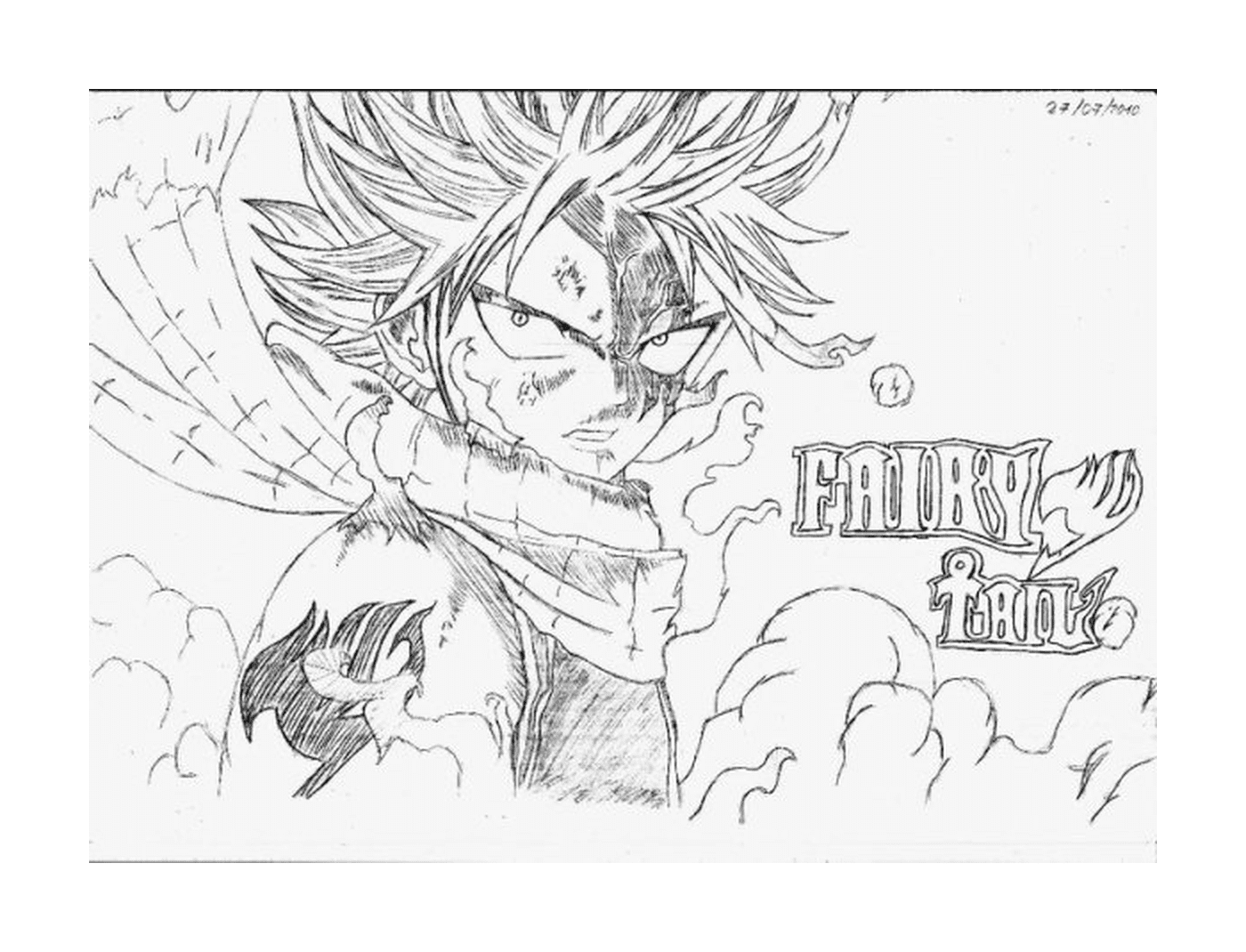  Una matita e un giovane Goku 