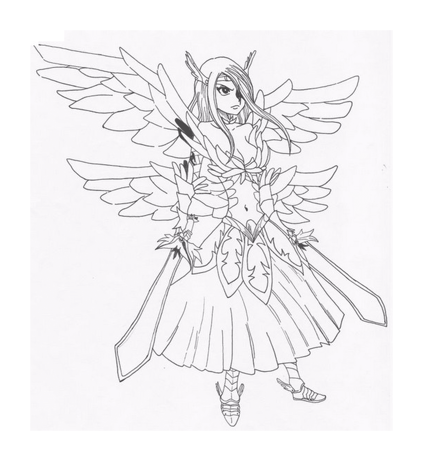  Ein Engel mit Bogen und Pfeil 